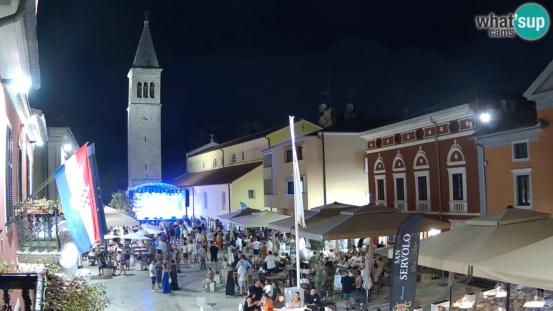 Live Webcam Novigrad – Veliki Trg (gran plaza) – Piazza Grande