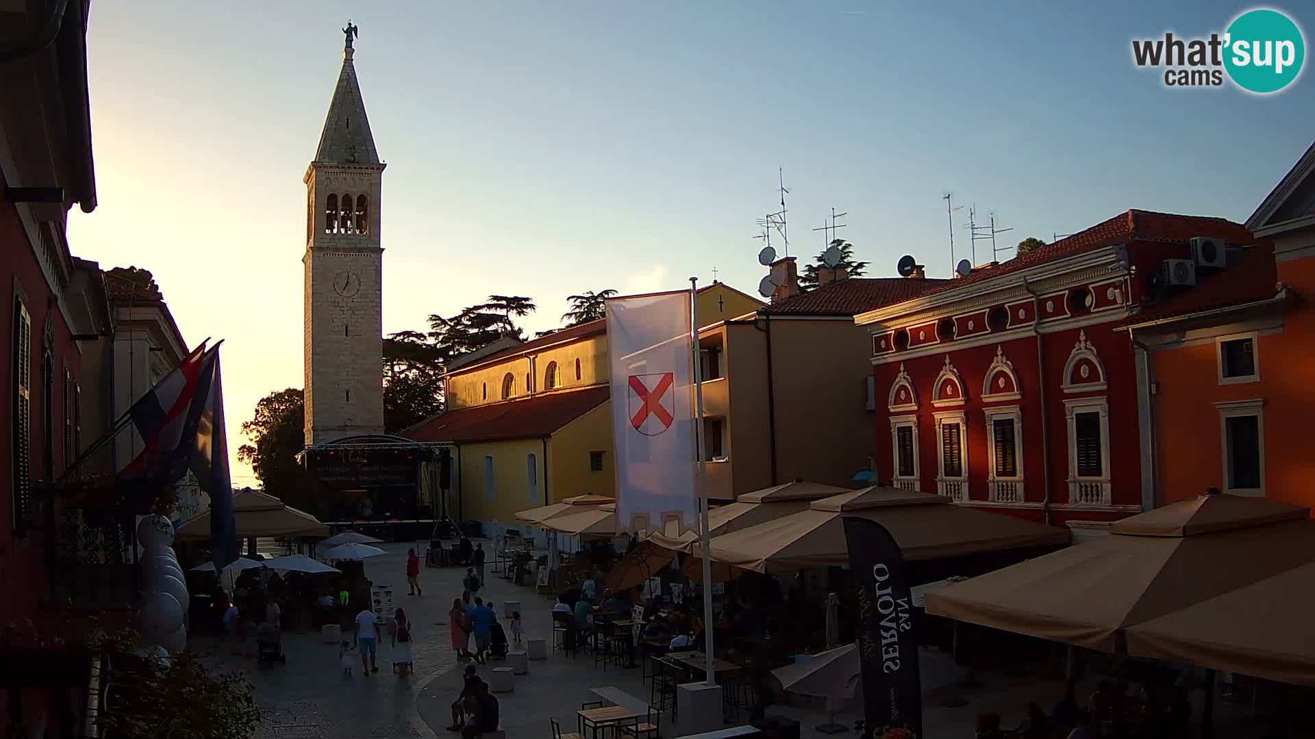 LIVE Webcam Cittanova / Novigrad – Piazza Grande – Istria