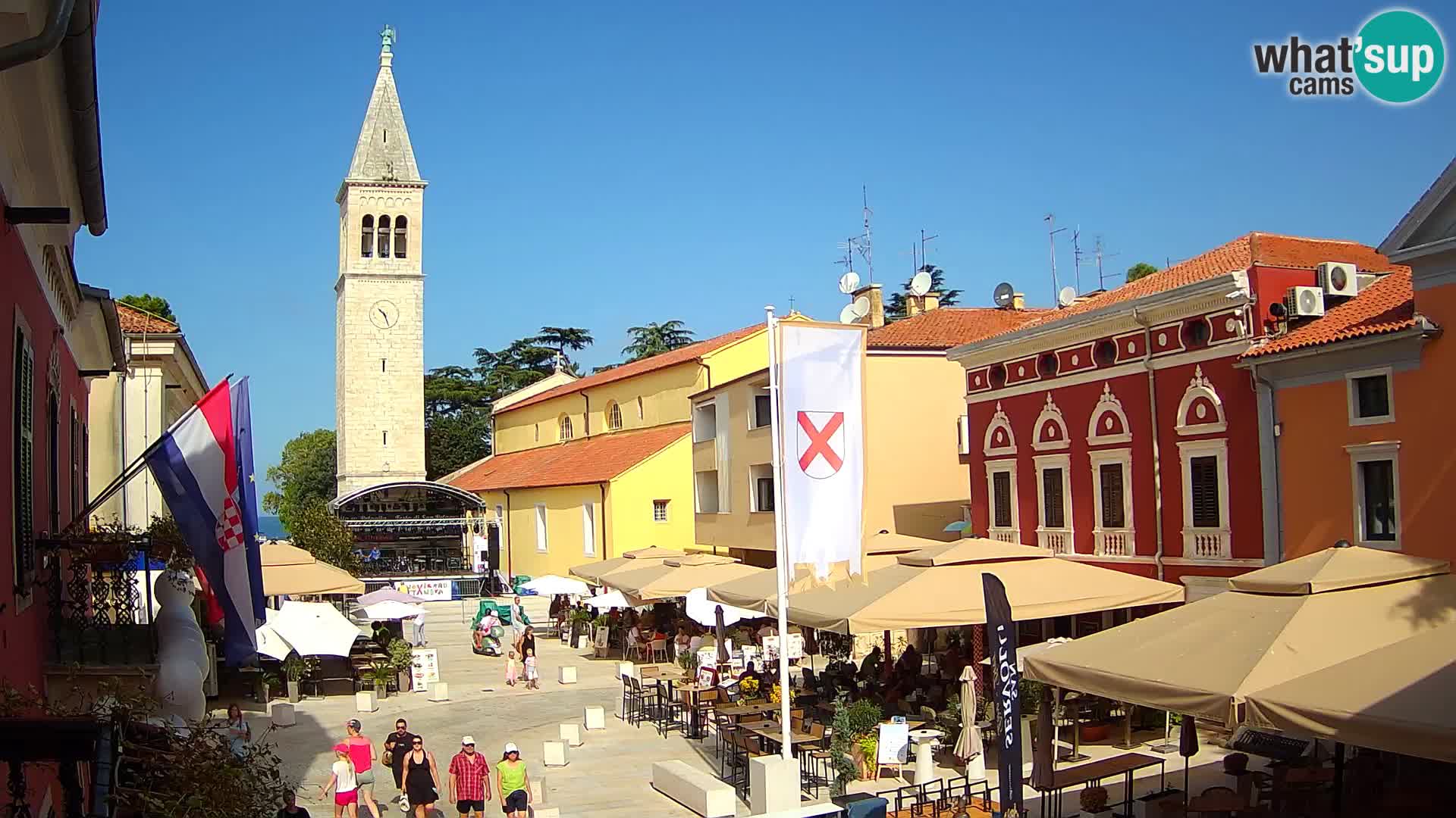 Novigrad Webcam – Veliki Trg (großen Platz) – Istrien – Kroatien