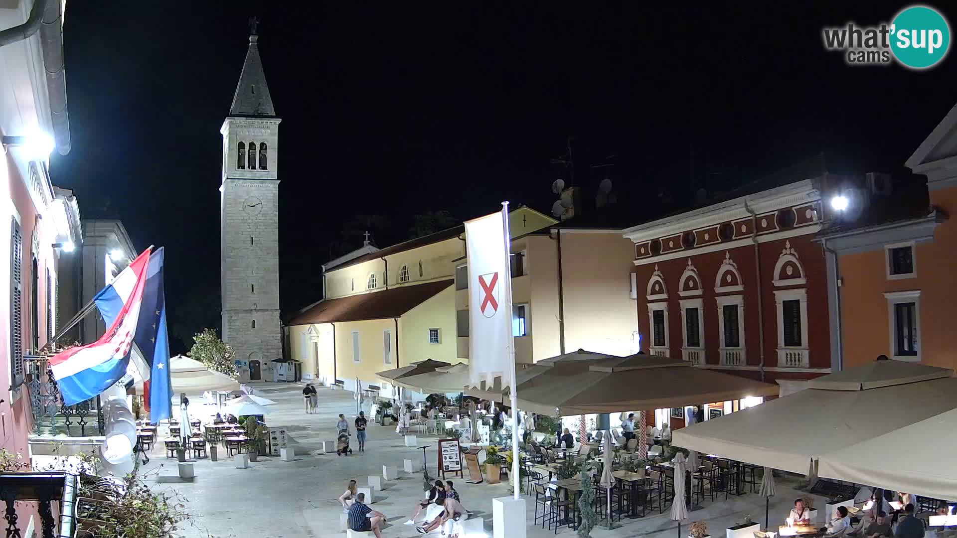 Live webcam Novigrad – Veliki Trg / Piazza Grande – Istria – Croatien