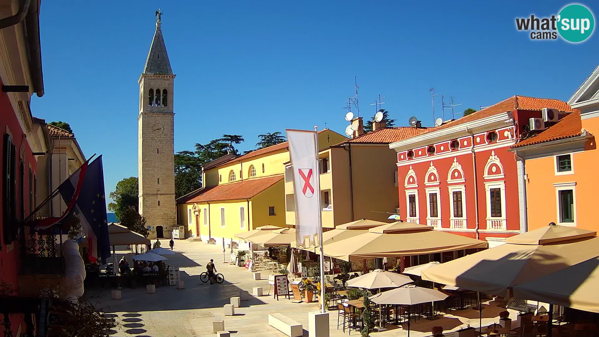 Live webcam Novigrad – Veliki Trg (grande place) – Piazza Grande