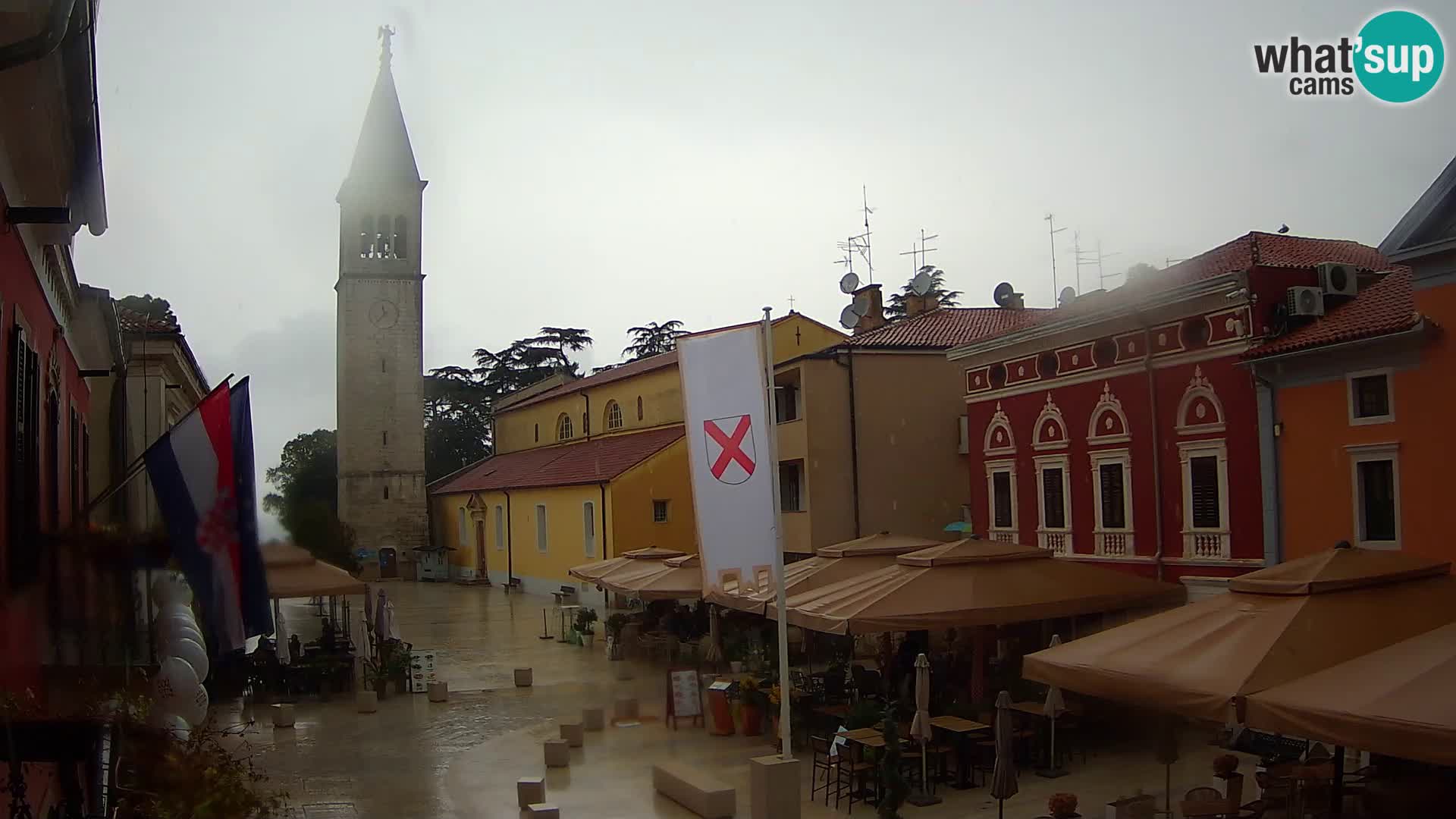Live webcam Novigrad – Veliki Trg / Piazza Grande – Istria – Croatien