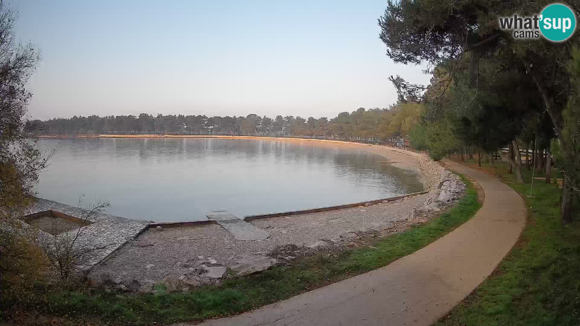 Novigrad – Strand Karpinjan webcam
