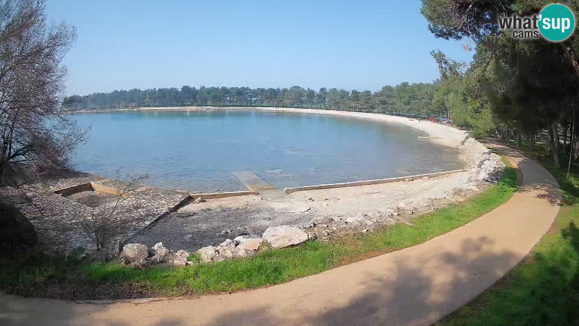 Novigrad – Strand Karpinjan webcam