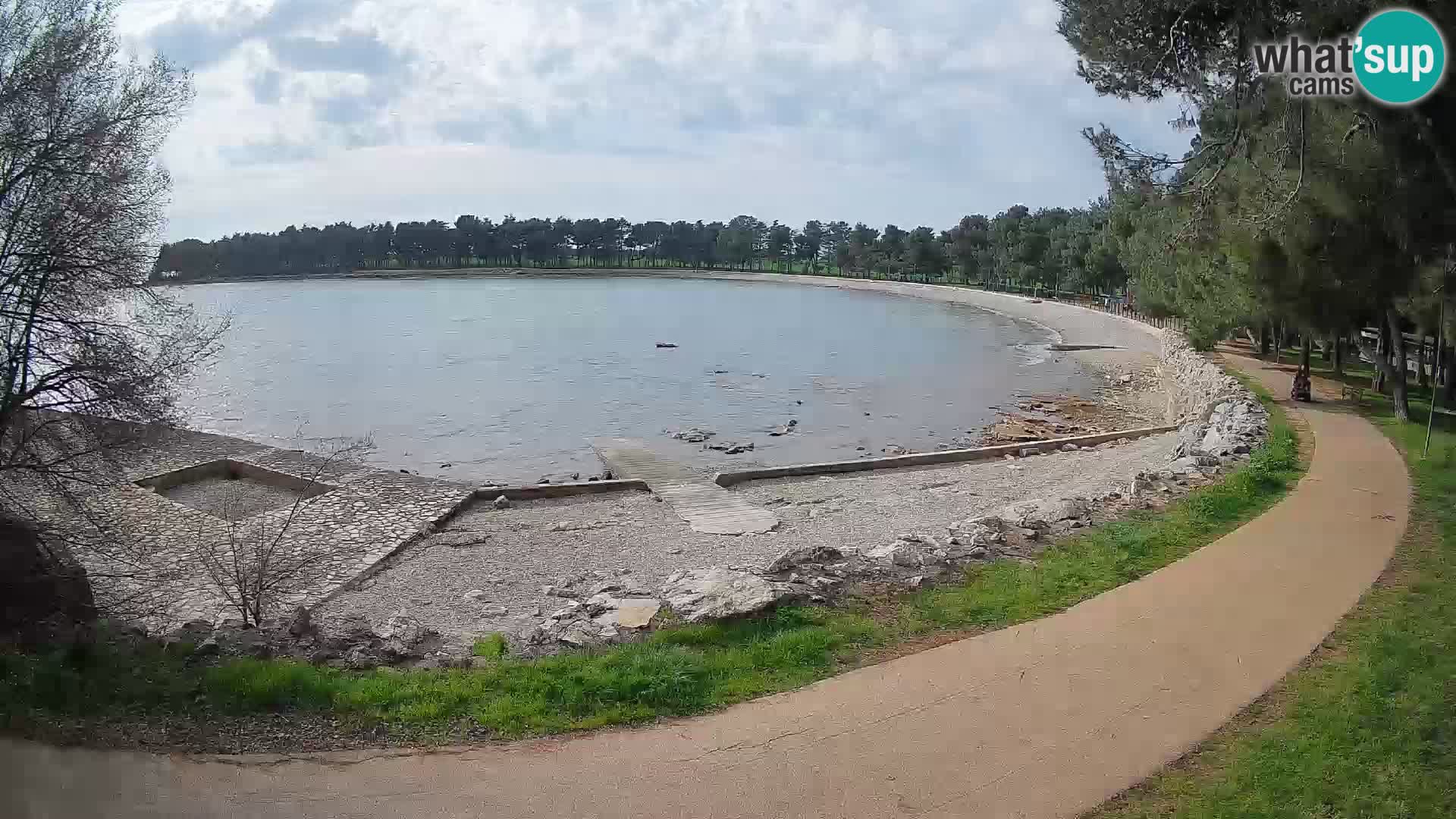 Novigrad – Strand Karpinjan webcam