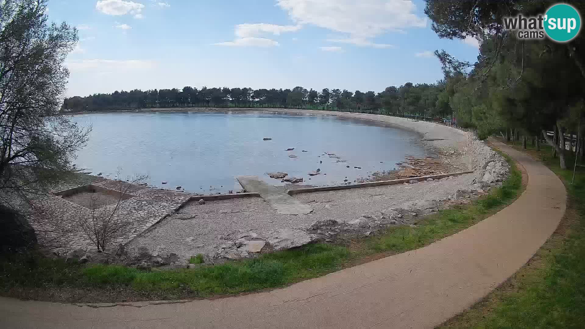 Novigrad – Strand Karpinjan webcam