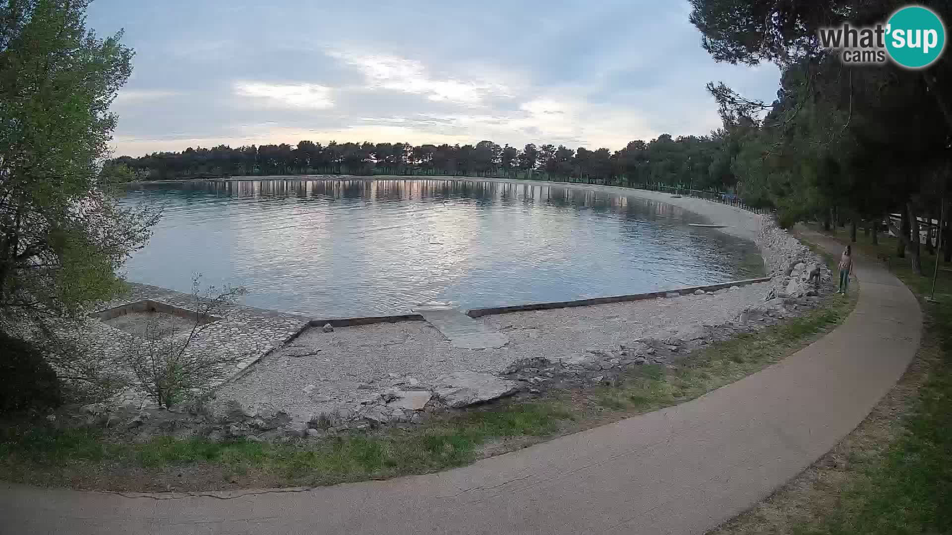Novigrad live cam – Karpinjan beach