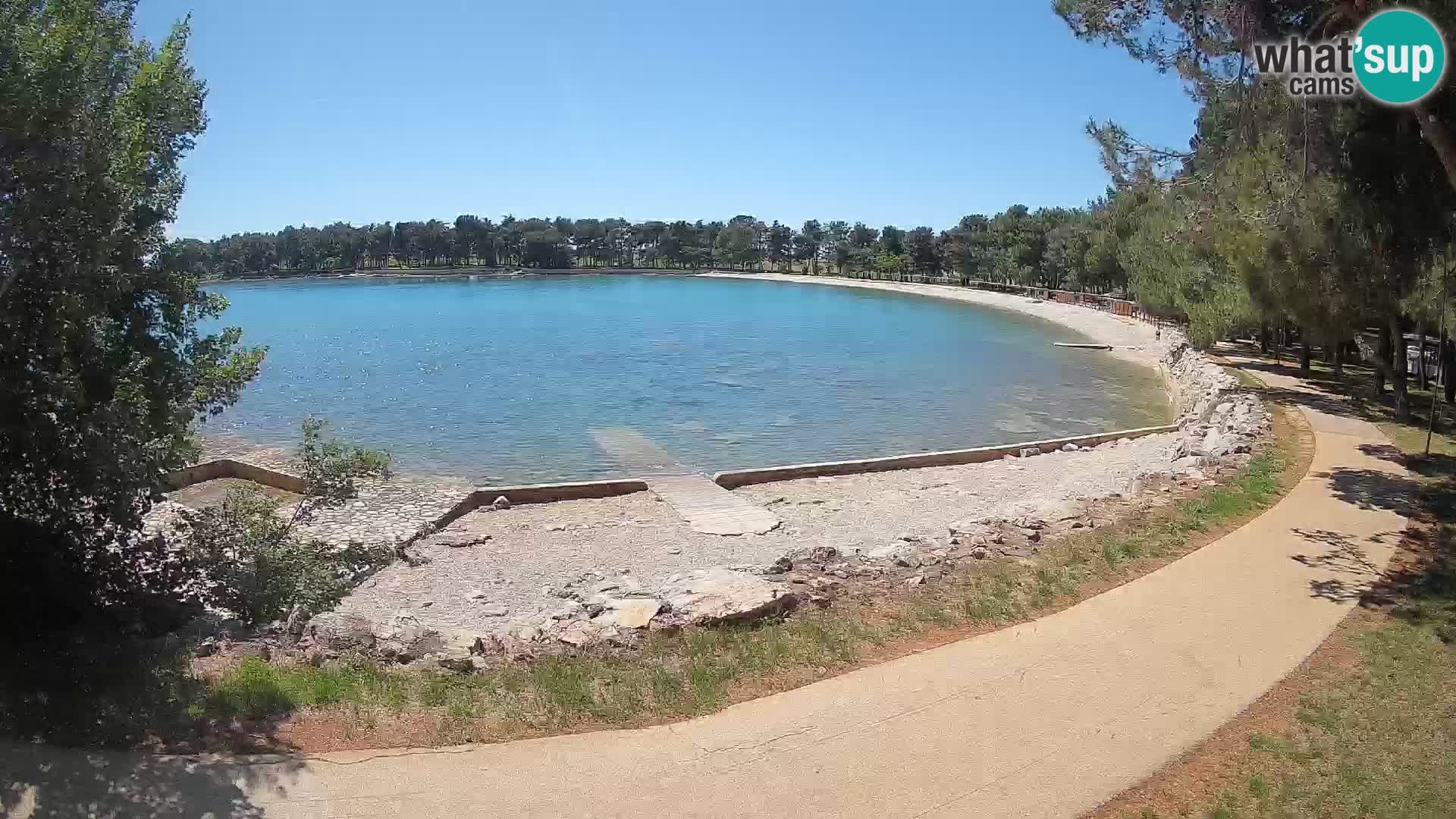 Novigrad – Strand Karpinjan webcam