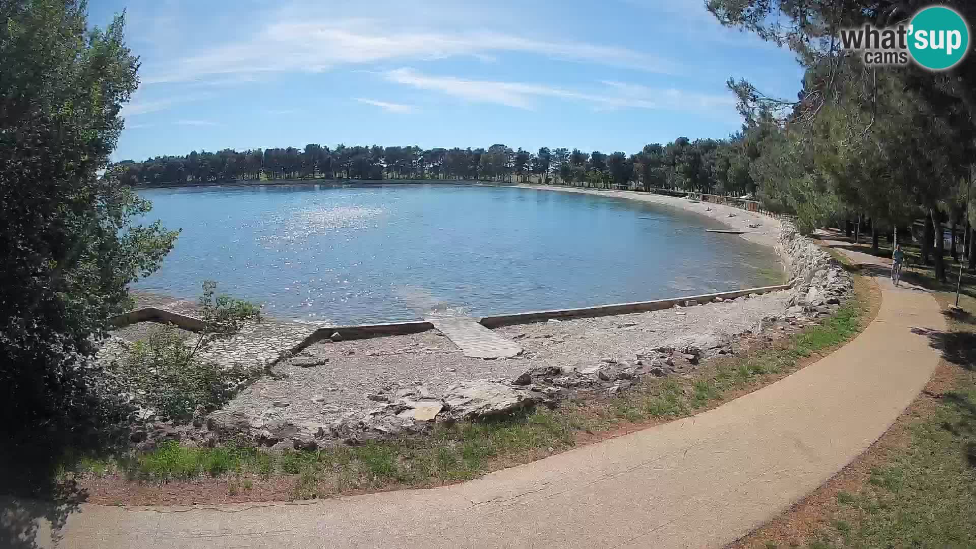 Novigrad – Strand Karpinjan webcam