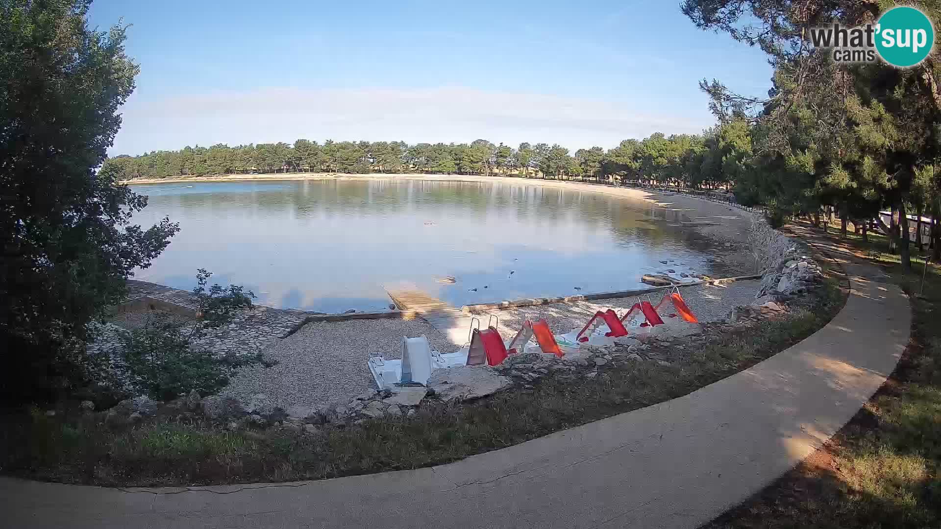 Novigrad – Strand Karpinjan webcam