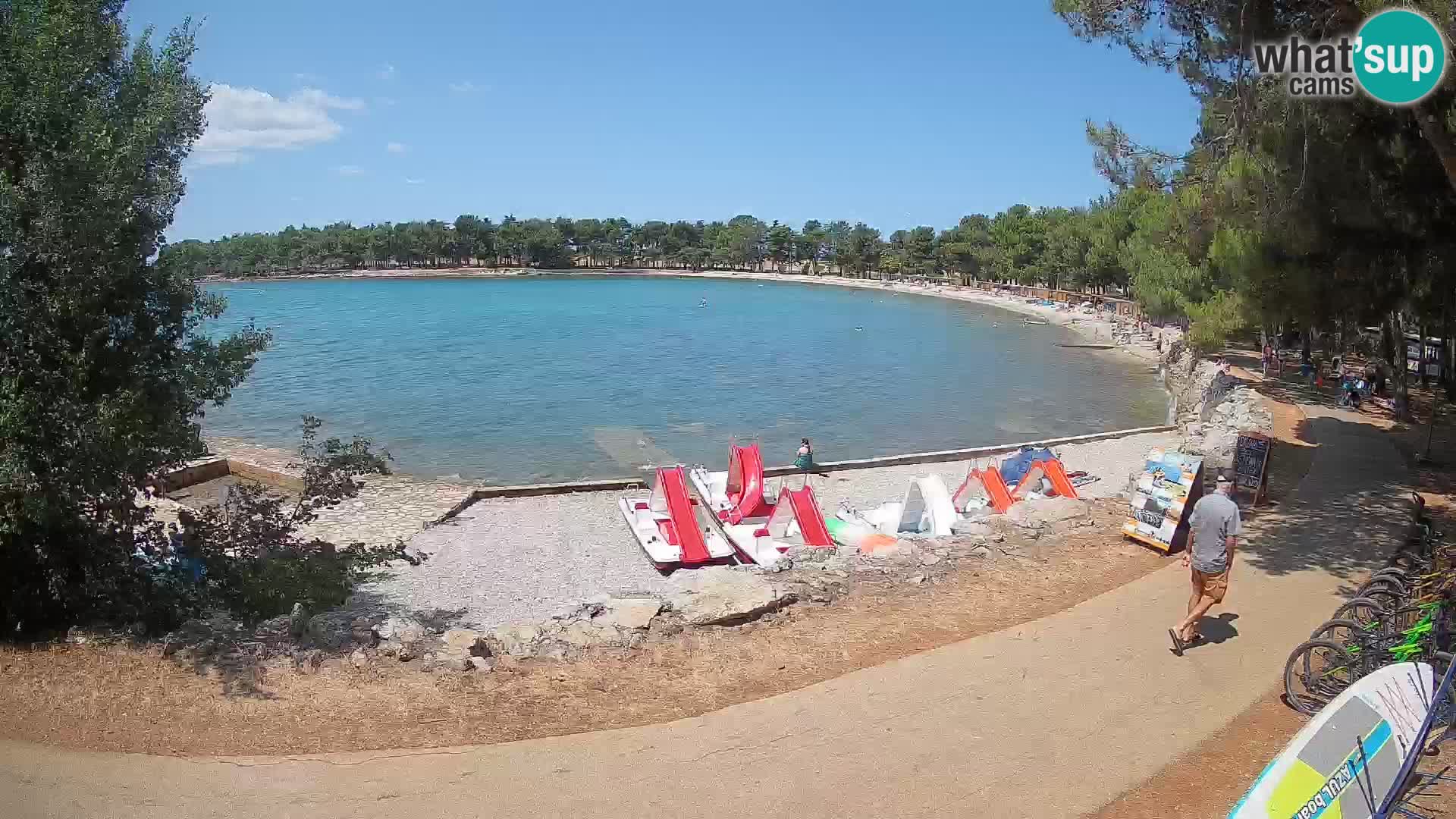 Novigrad live cam – Karpinjan beach