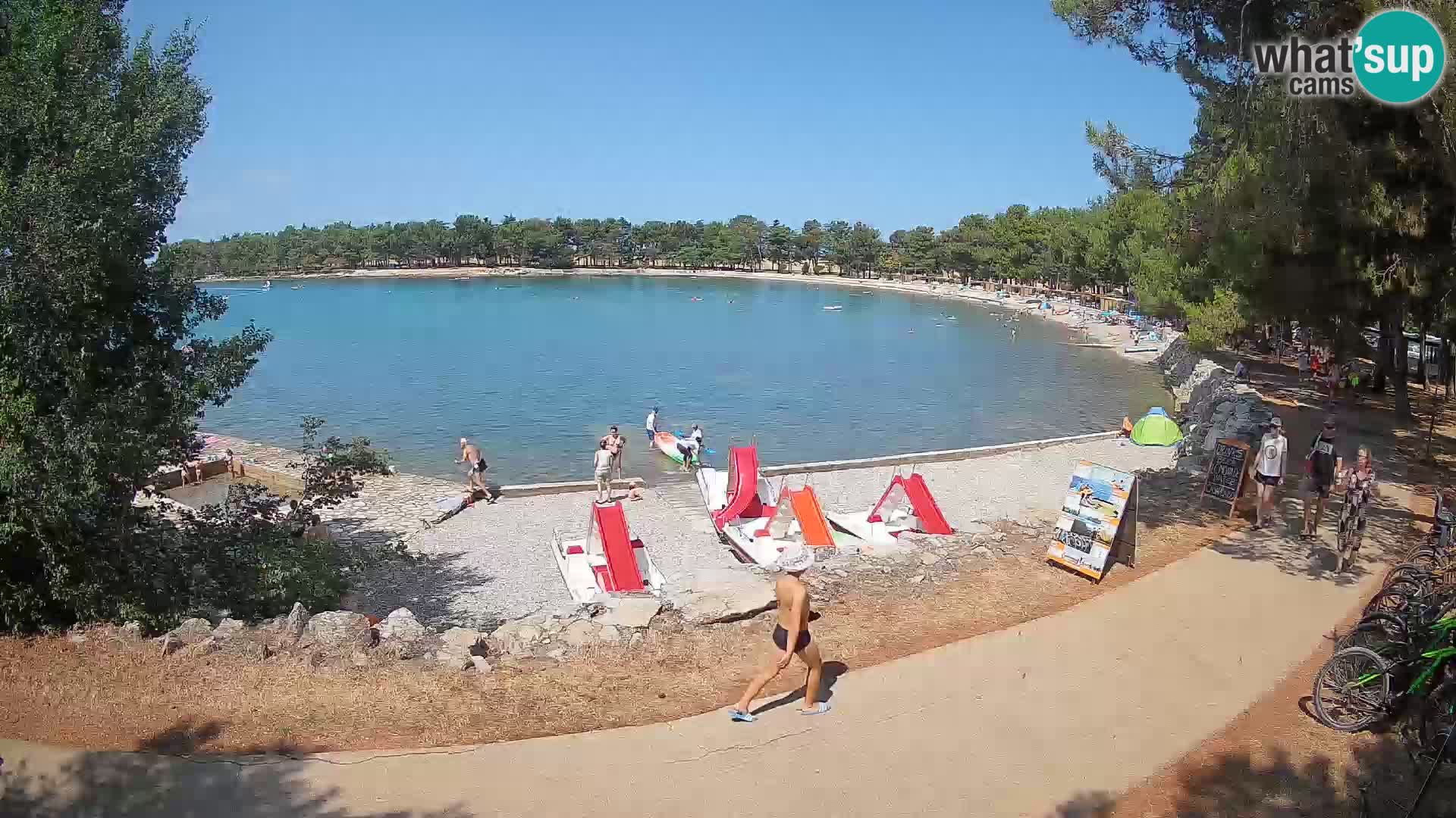 Novigrad – Strand Karpinjan webcam