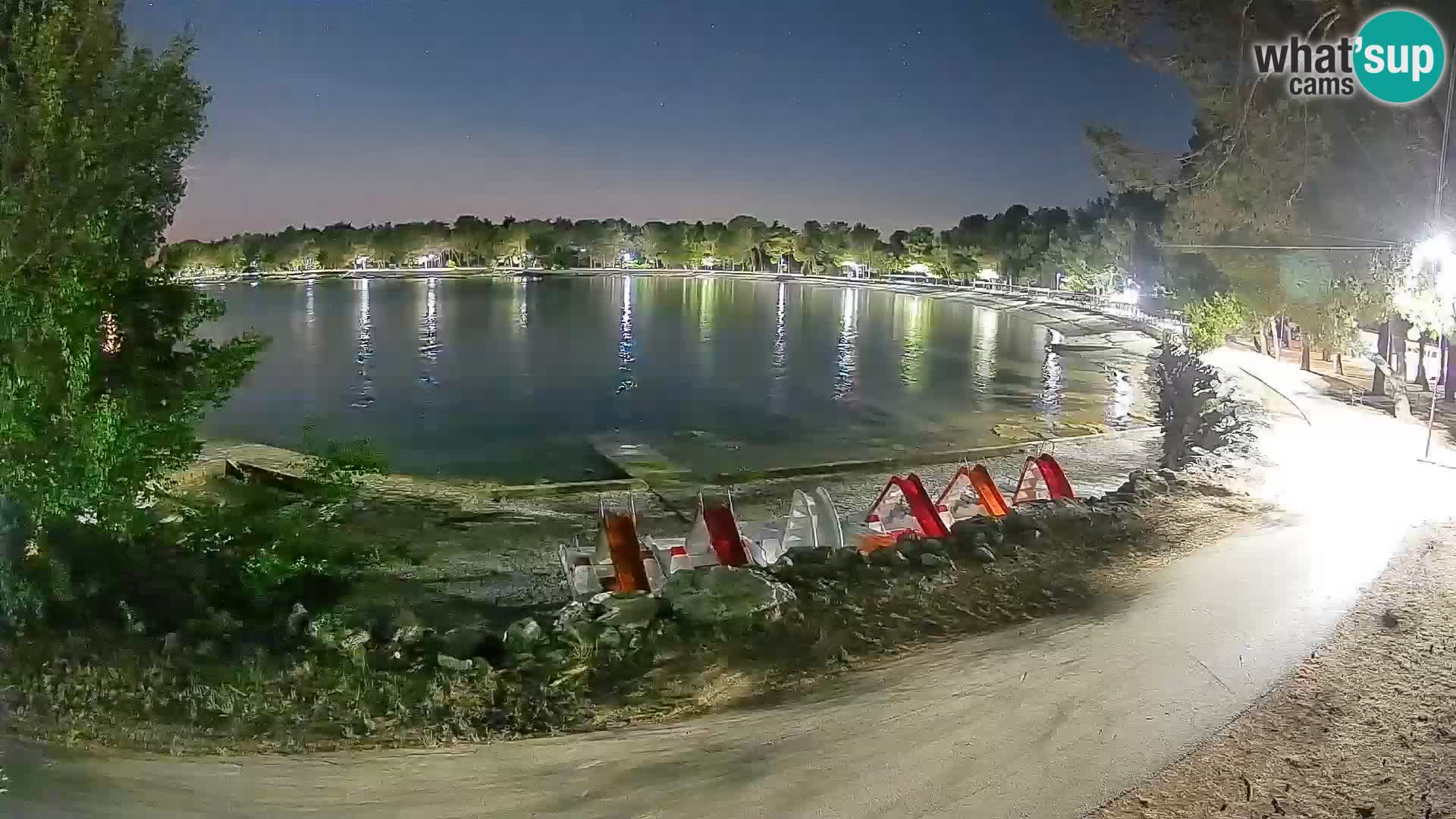 Novigrad live cam – Karpinjan beach