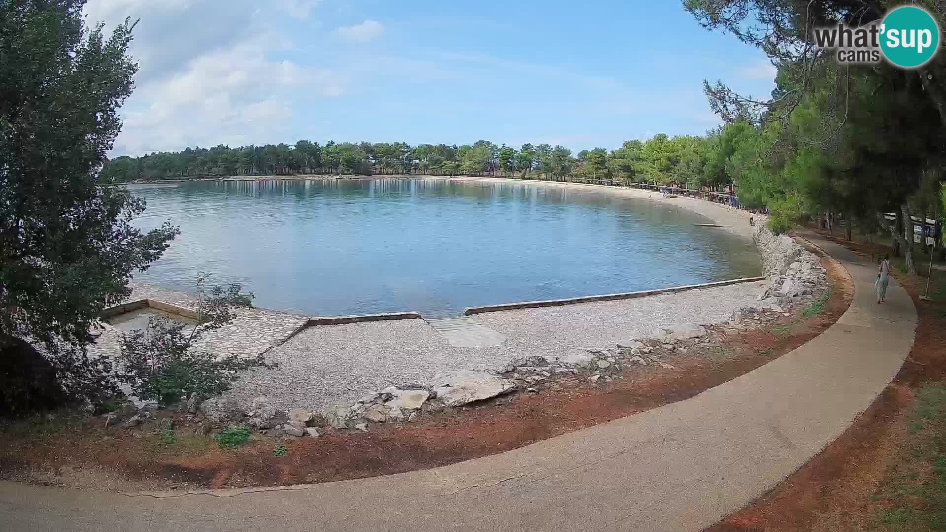 Novigrad – Strand Karpinjan webcam