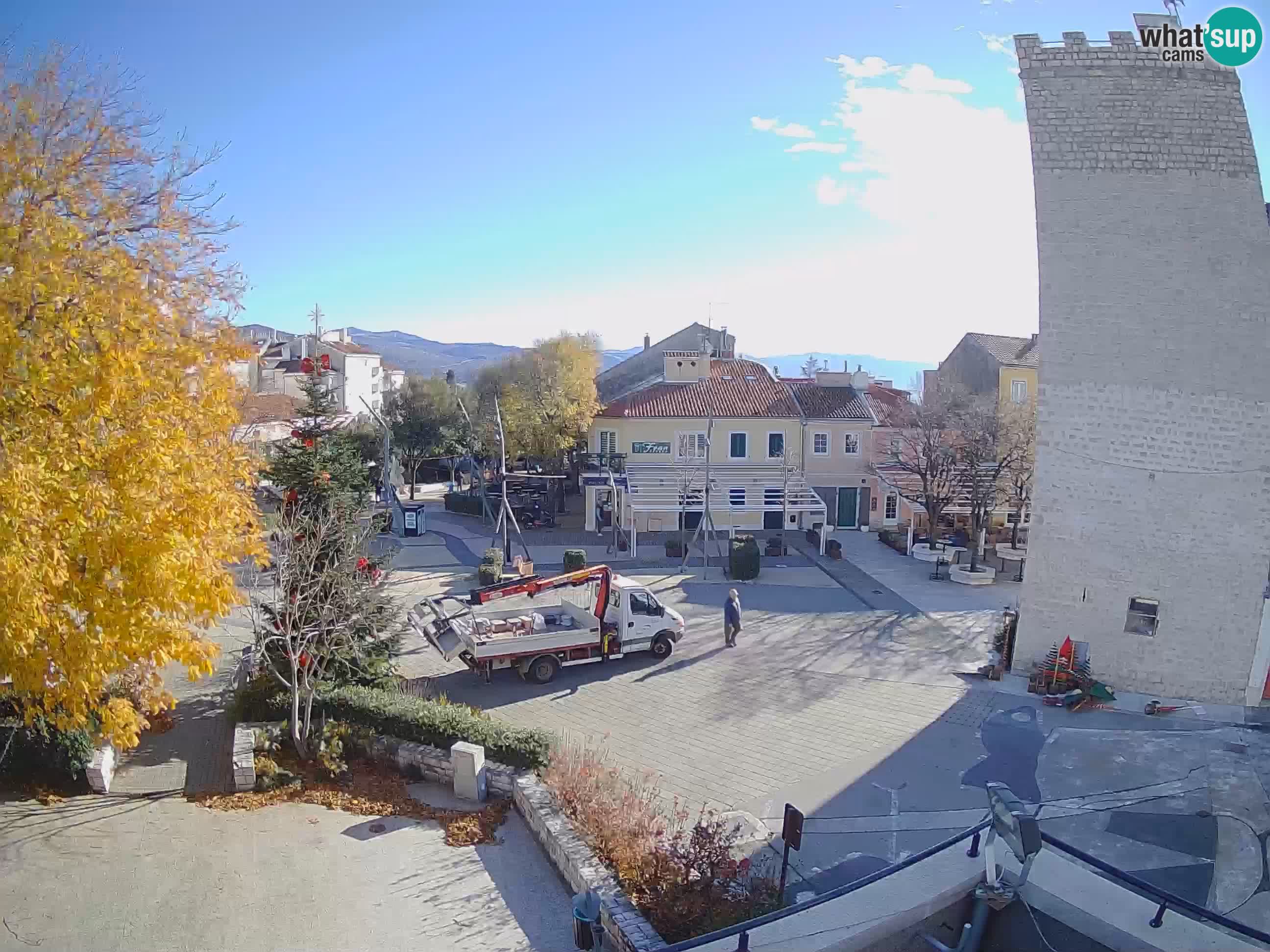 Webcam – Novi Vinodolski – Hauptstraße Hrvatskih Branitelja