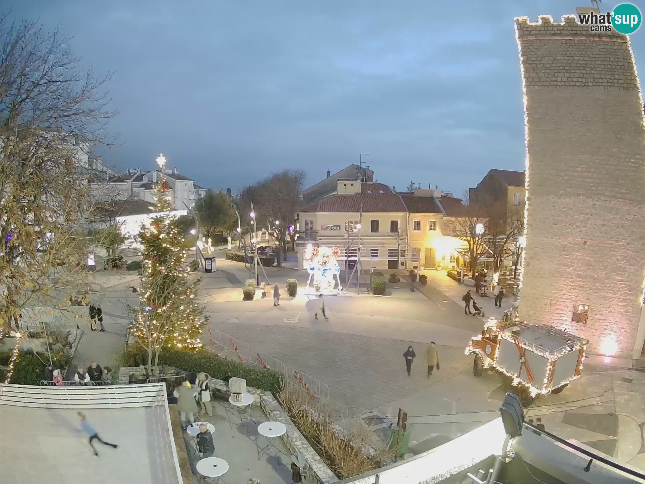 Webcam – Novi Vinodolski – Hauptstraße Hrvatskih Branitelja