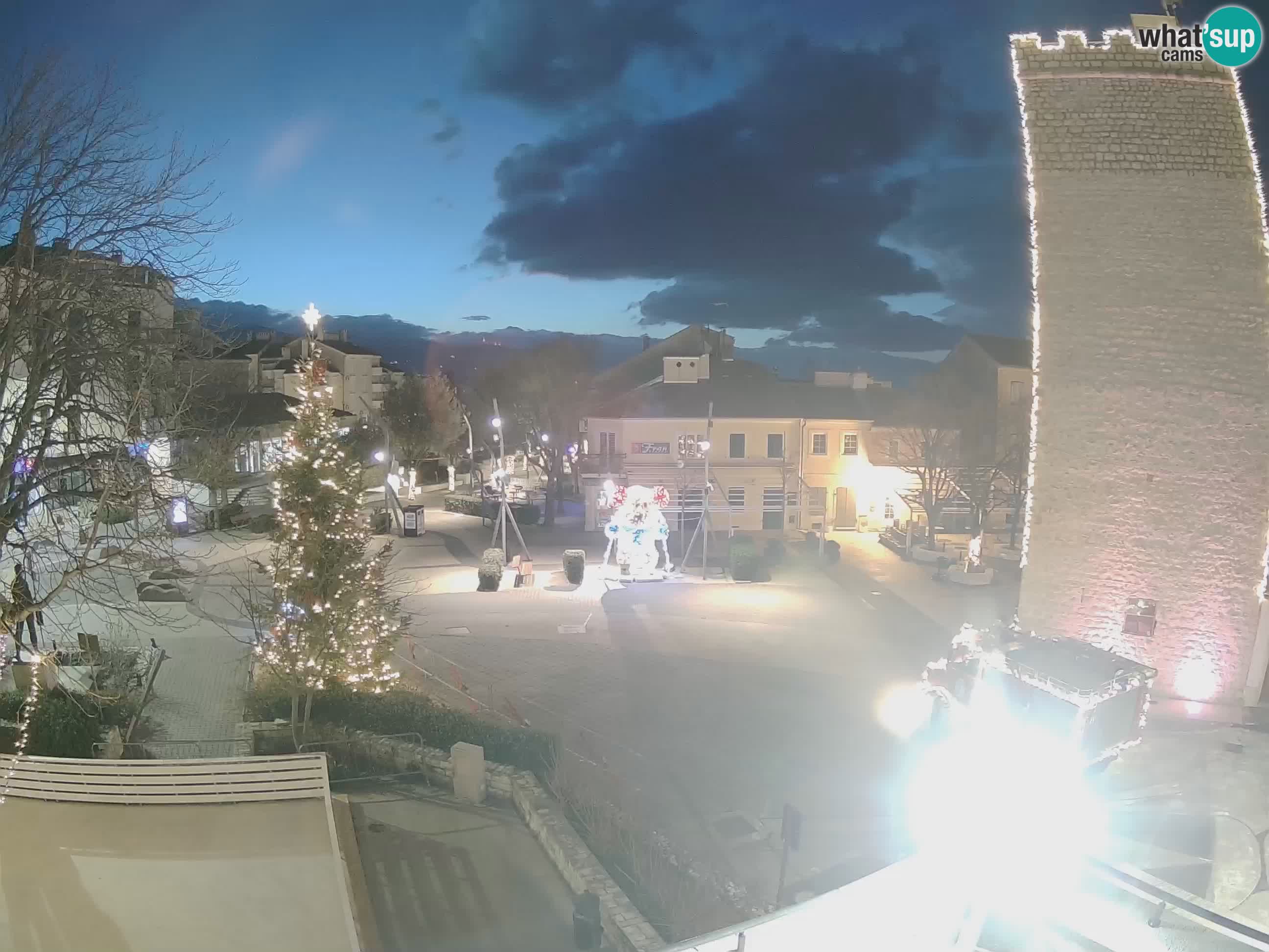 Webcam – Novi Vinodolski – Hauptstraße Hrvatskih Branitelja