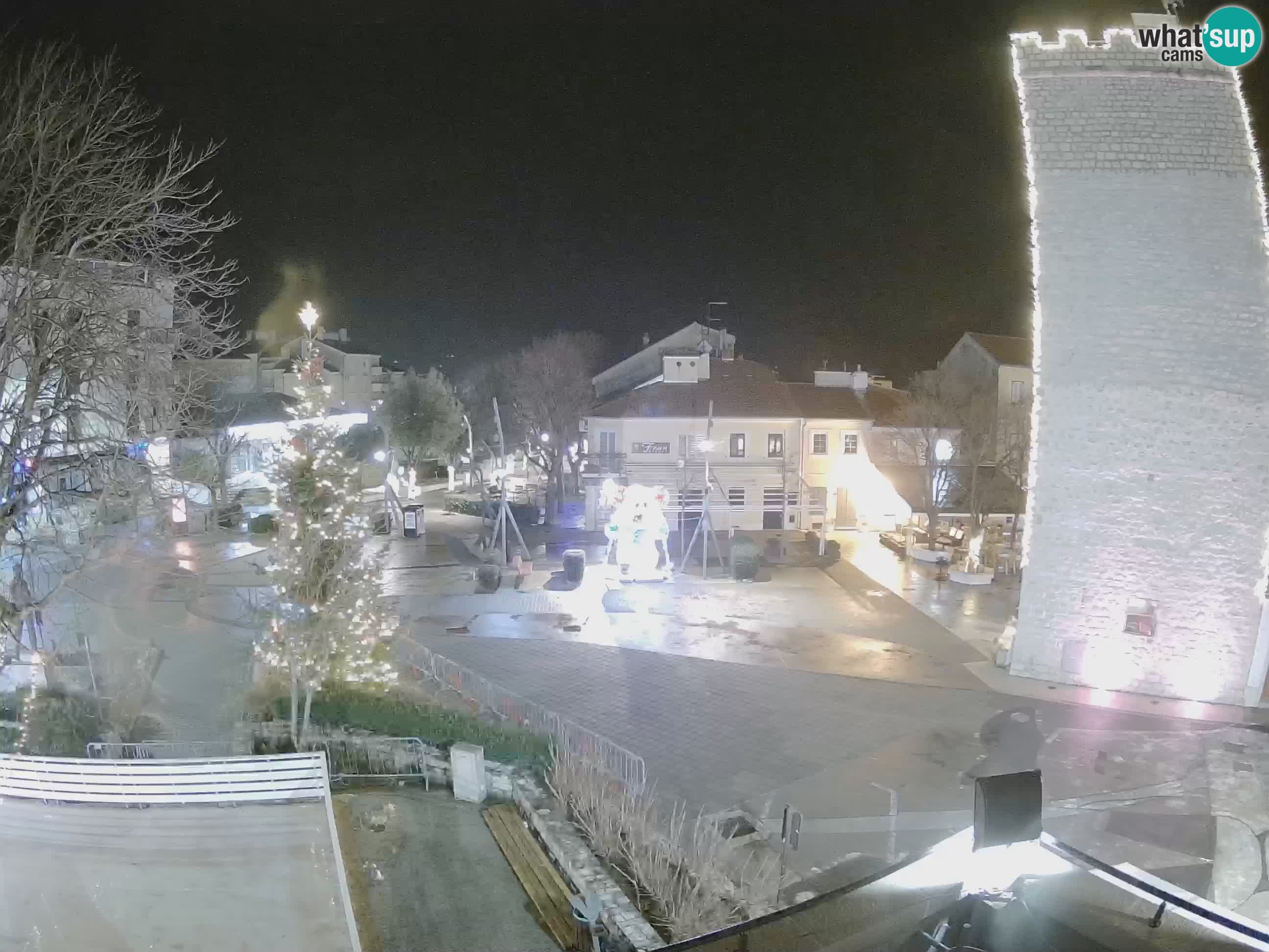 Webcam – Novi Vinodolski – Hauptstraße Hrvatskih Branitelja