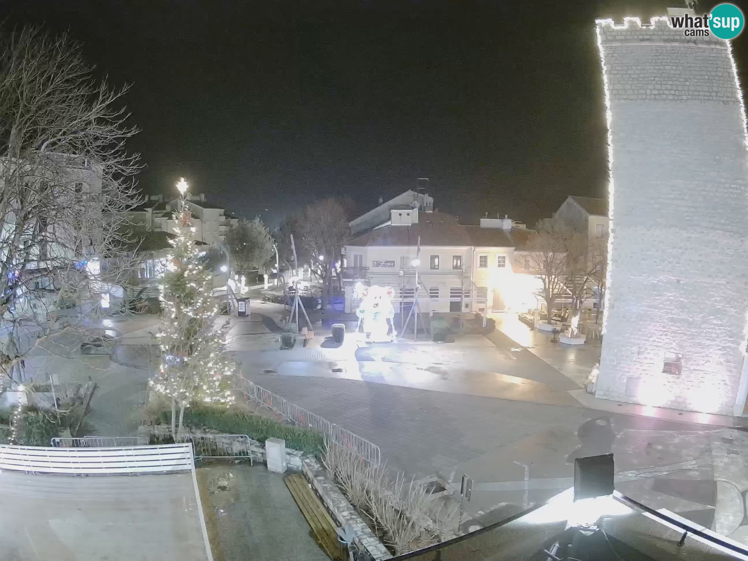 Webcam – Novi Vinodolski – Hauptstraße Hrvatskih Branitelja