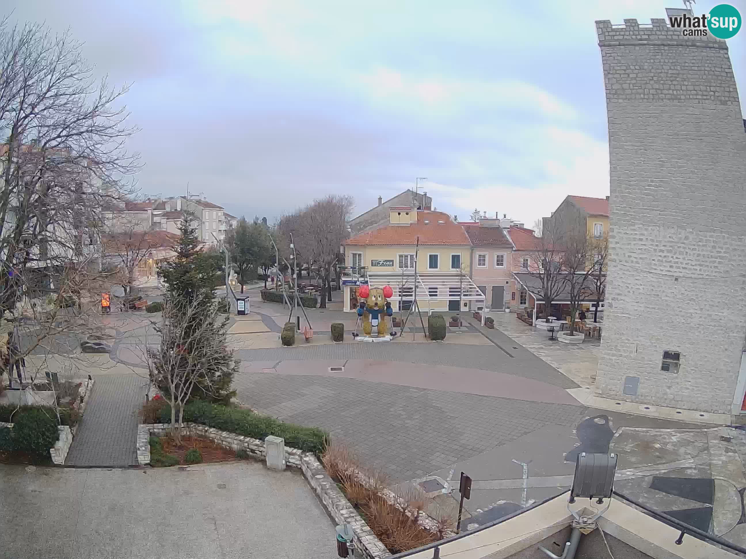 Webcam – Novi Vinodolski – Hauptstraße Hrvatskih Branitelja