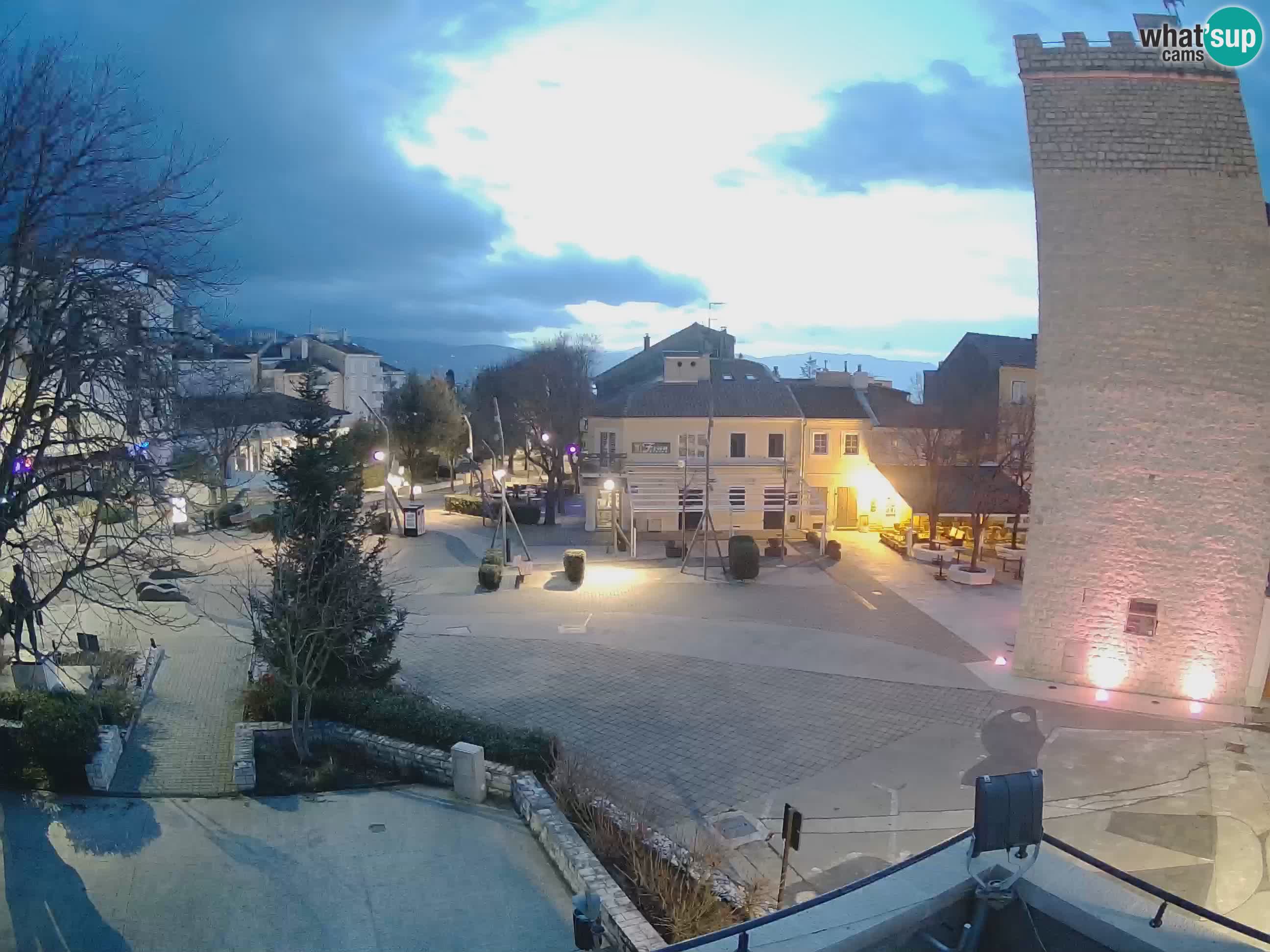 Webcam – Novi Vinodolski – Hauptstraße Hrvatskih Branitelja