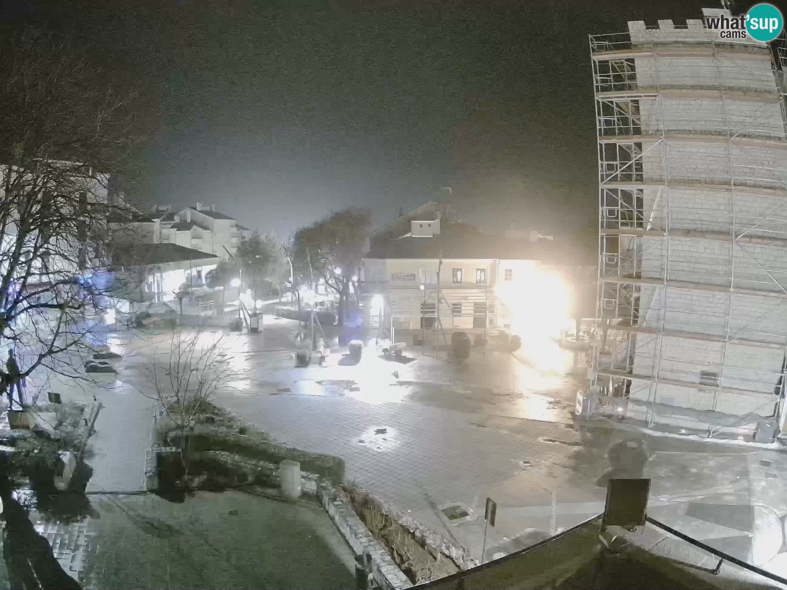 Webcam – Novi Vinodolski – Hauptstraße Hrvatskih Branitelja