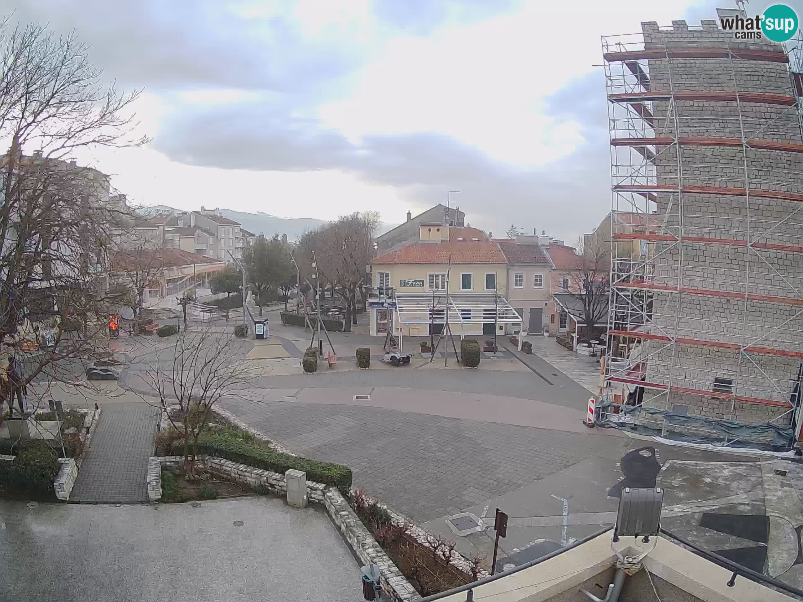 Webcam – Novi Vinodolski – Hauptstraße Hrvatskih Branitelja