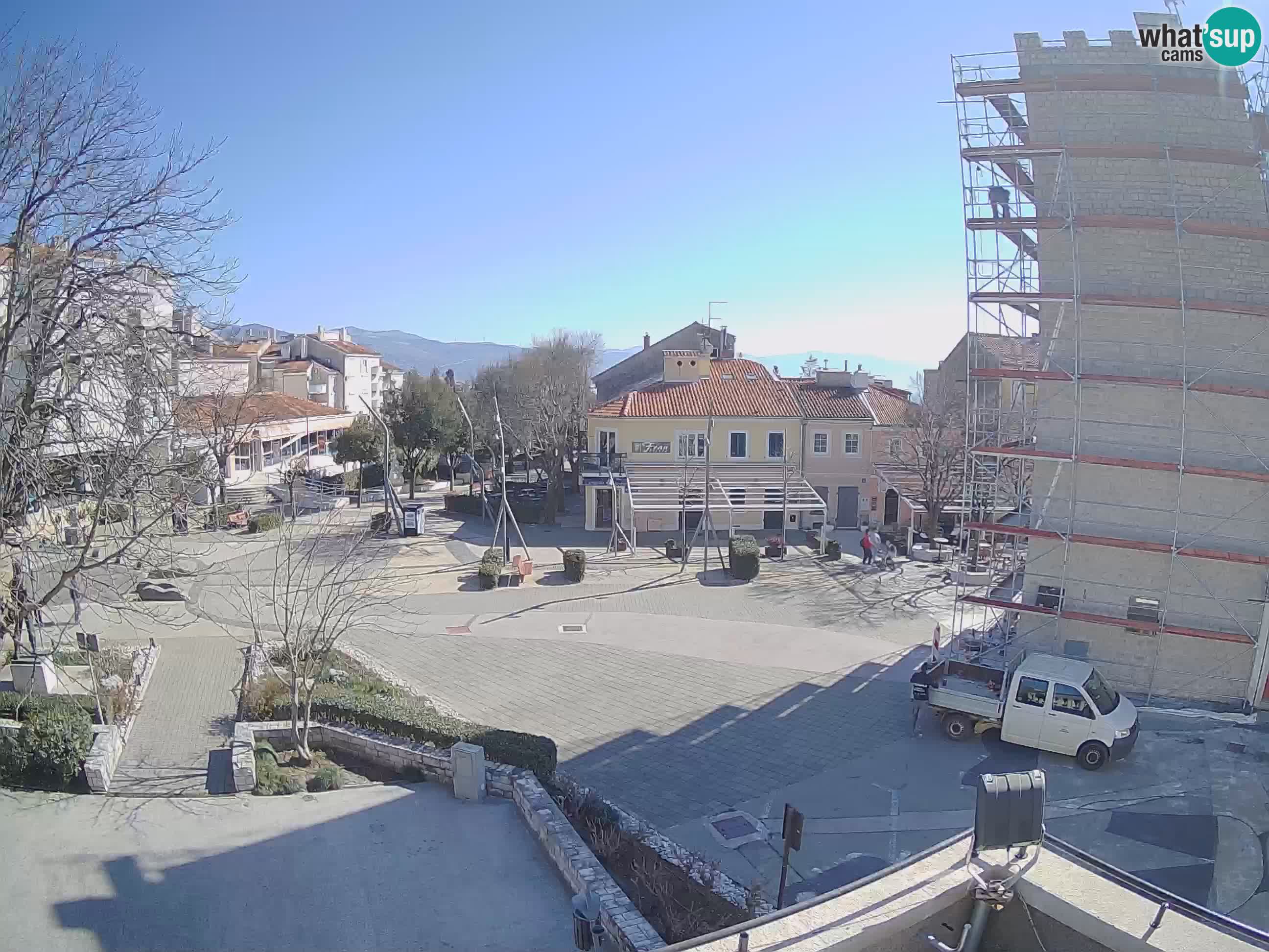 Webcam – Novi Vinodolski – Hauptstraße Hrvatskih Branitelja