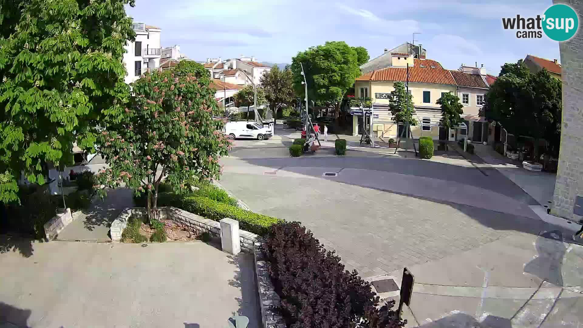 Spletna kamera – Novi Vinodolski –  Korzo Hrvatskih branitelja