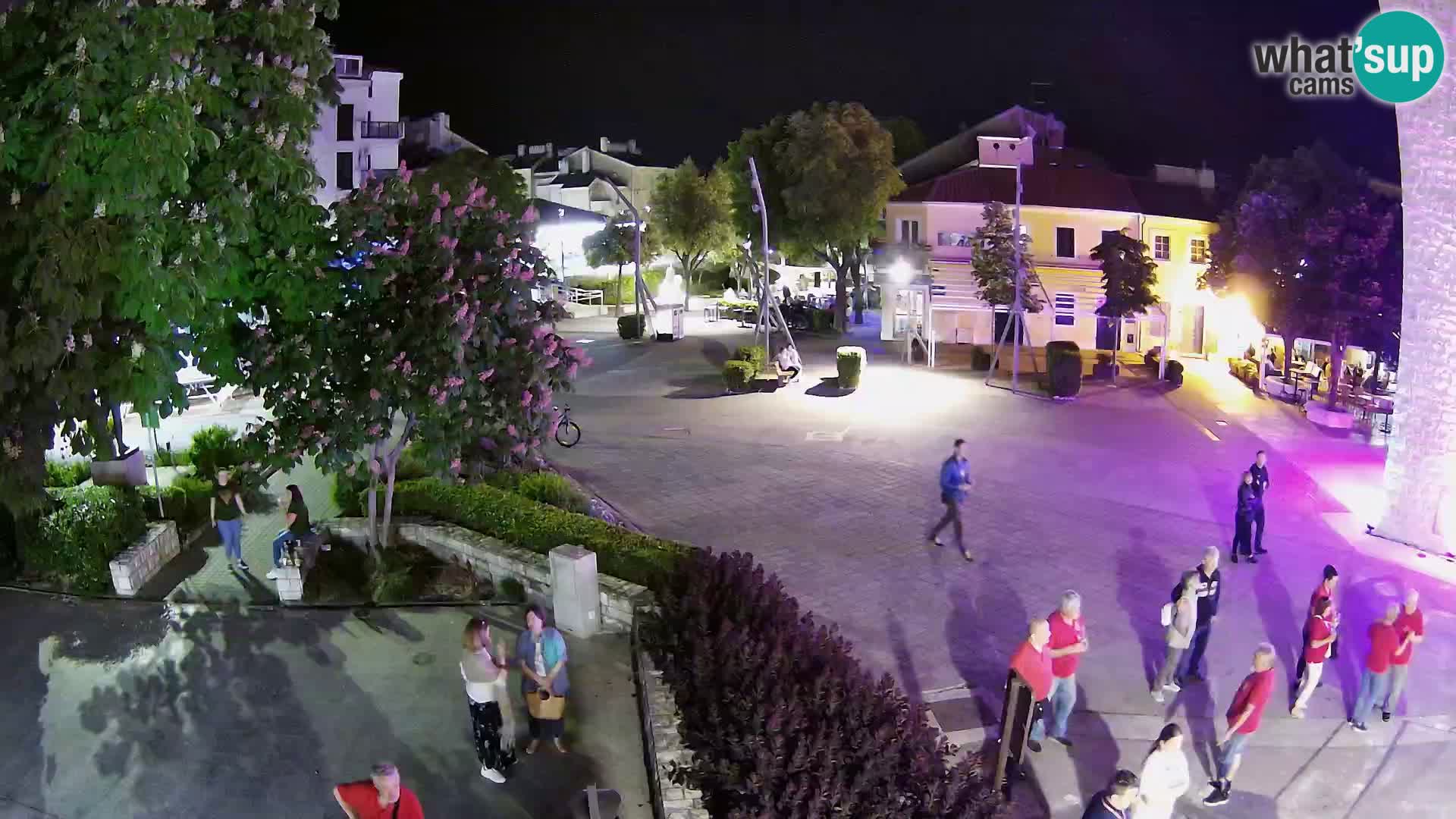 Spletna kamera – Novi Vinodolski –  Korzo Hrvatskih branitelja