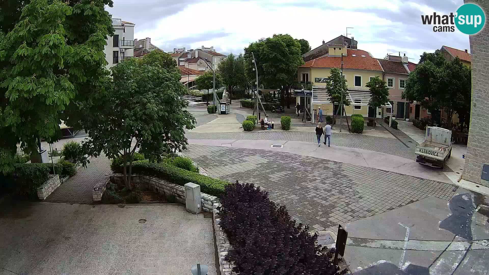 Spletna kamera – Novi Vinodolski –  Korzo Hrvatskih branitelja