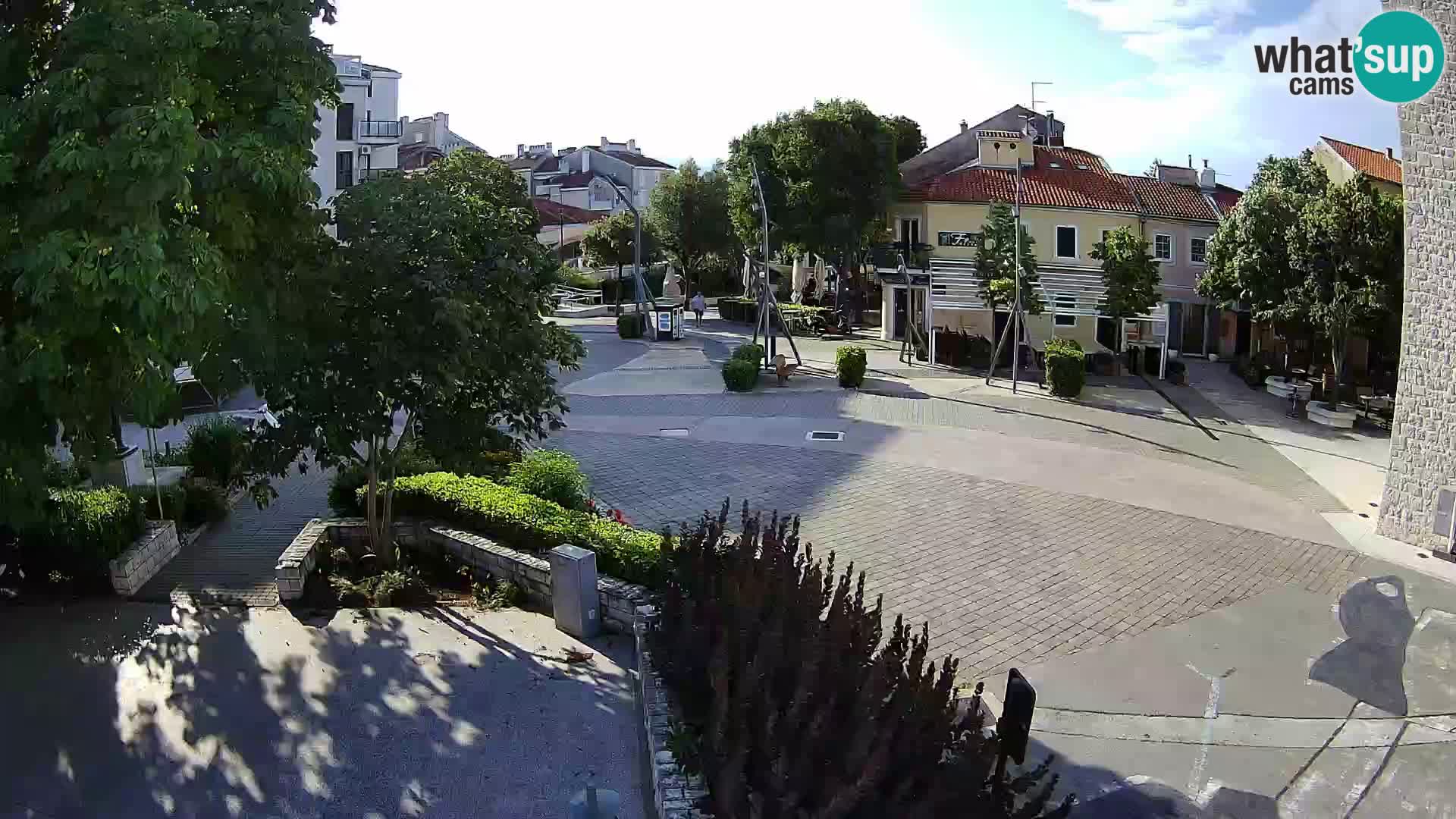 Spletna kamera – Novi Vinodolski –  Korzo Hrvatskih branitelja