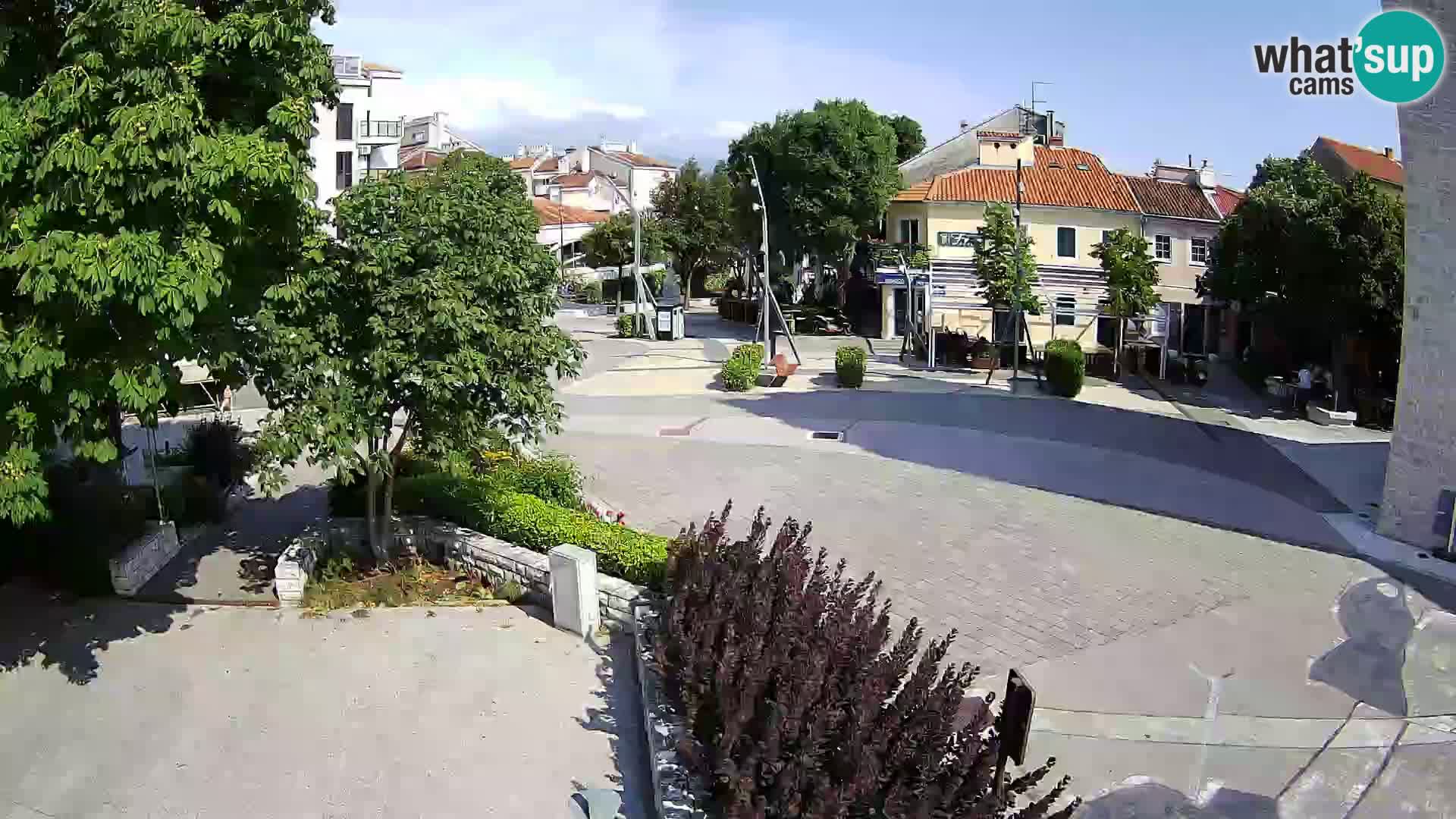 Spletna kamera – Novi Vinodolski –  Korzo Hrvatskih branitelja