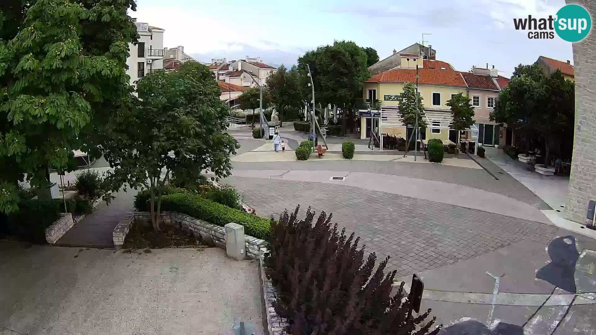 Spletna kamera – Novi Vinodolski –  Korzo Hrvatskih branitelja