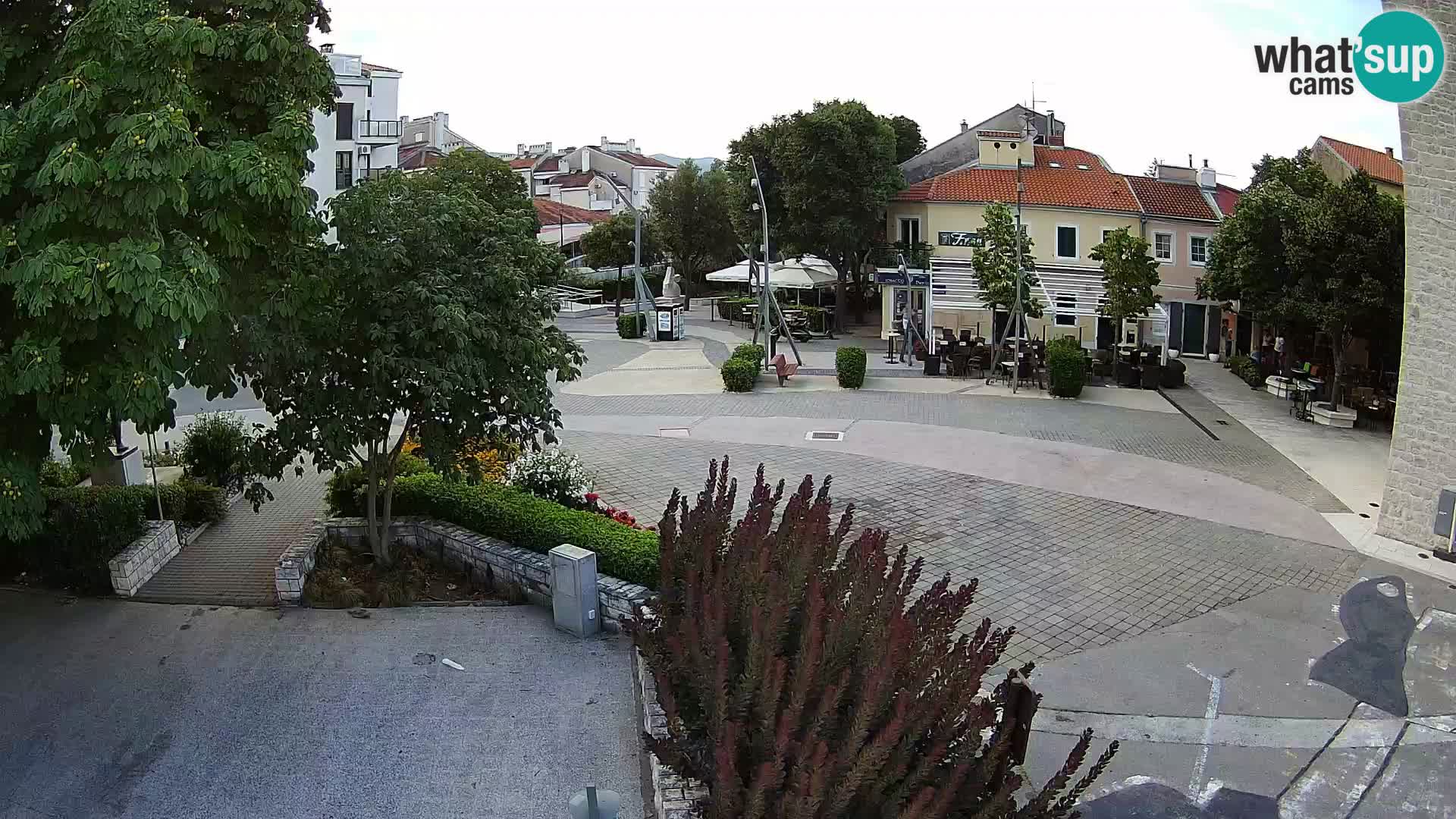 Spletna kamera – Novi Vinodolski –  Korzo Hrvatskih branitelja