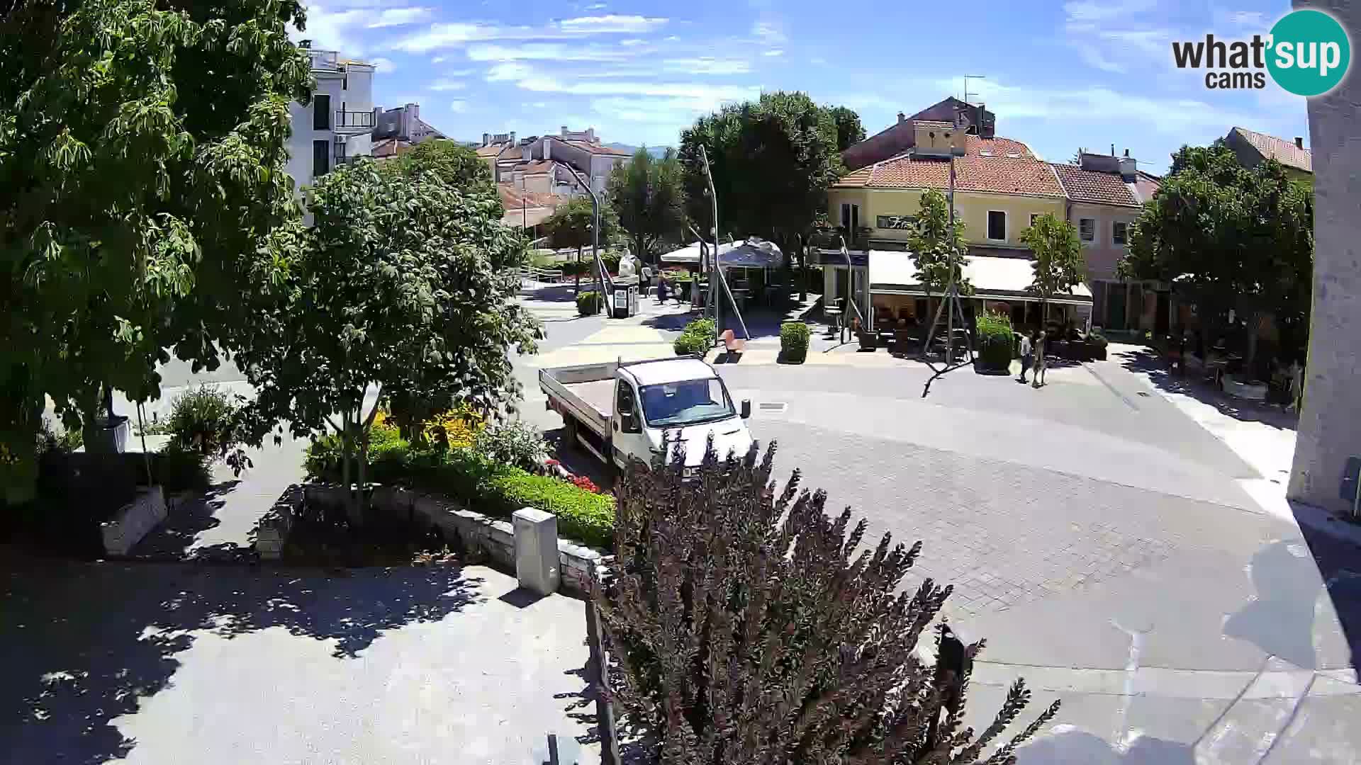 Spletna kamera – Novi Vinodolski –  Korzo Hrvatskih branitelja