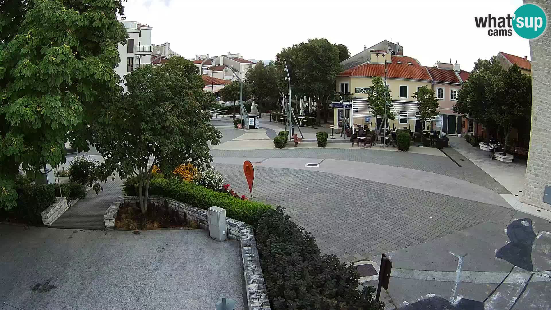 Spletna kamera – Novi Vinodolski –  Korzo Hrvatskih branitelja