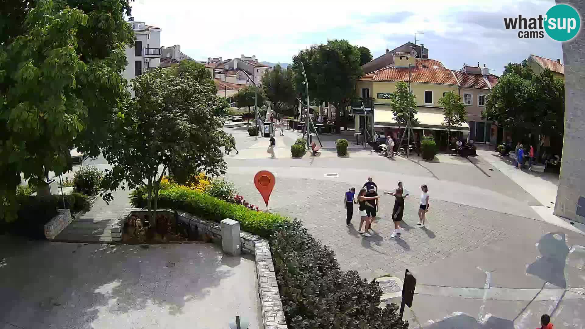 Webcam – Novi Vinodolski – Hauptstraße Hrvatskih Branitelja