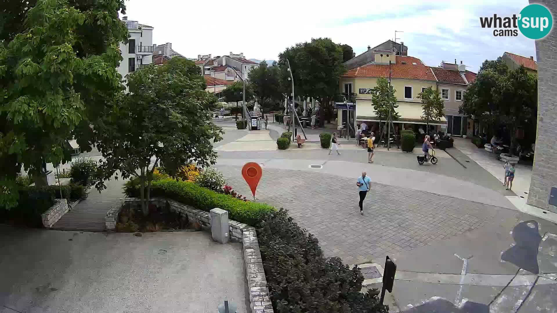 Web kamera – Novi Vinodolski – Kurs Hrvatskih branitelja