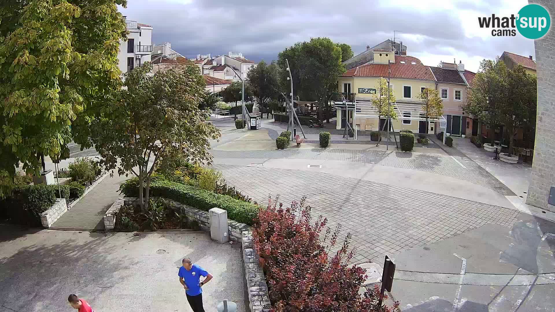 Webcam live – Novi Vinodolski – Main street Hrvatskih Branitelja