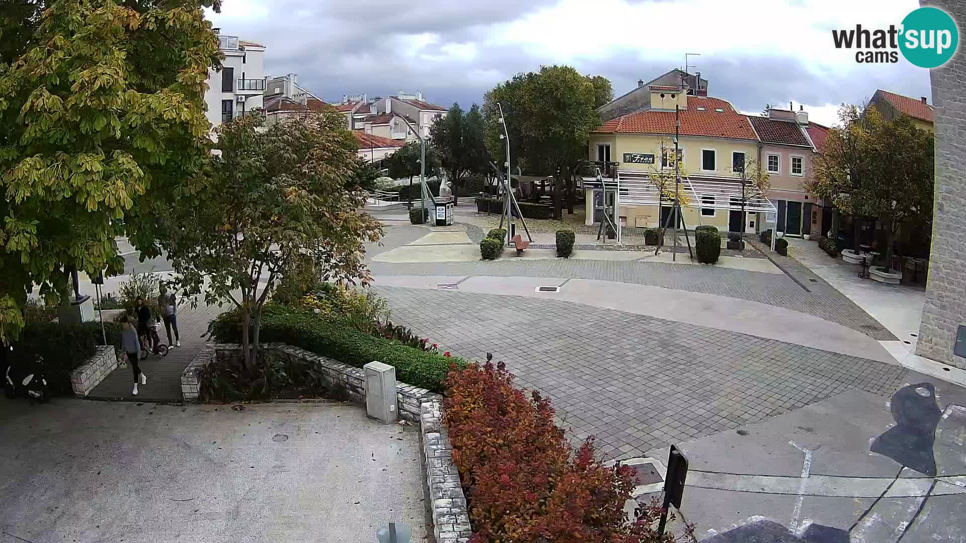 Spletna kamera – Novi Vinodolski –  Korzo Hrvatskih branitelja