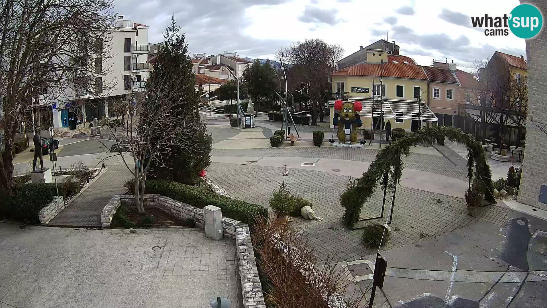Webcam – Novi Vinodolski – Hauptstraße Hrvatskih Branitelja