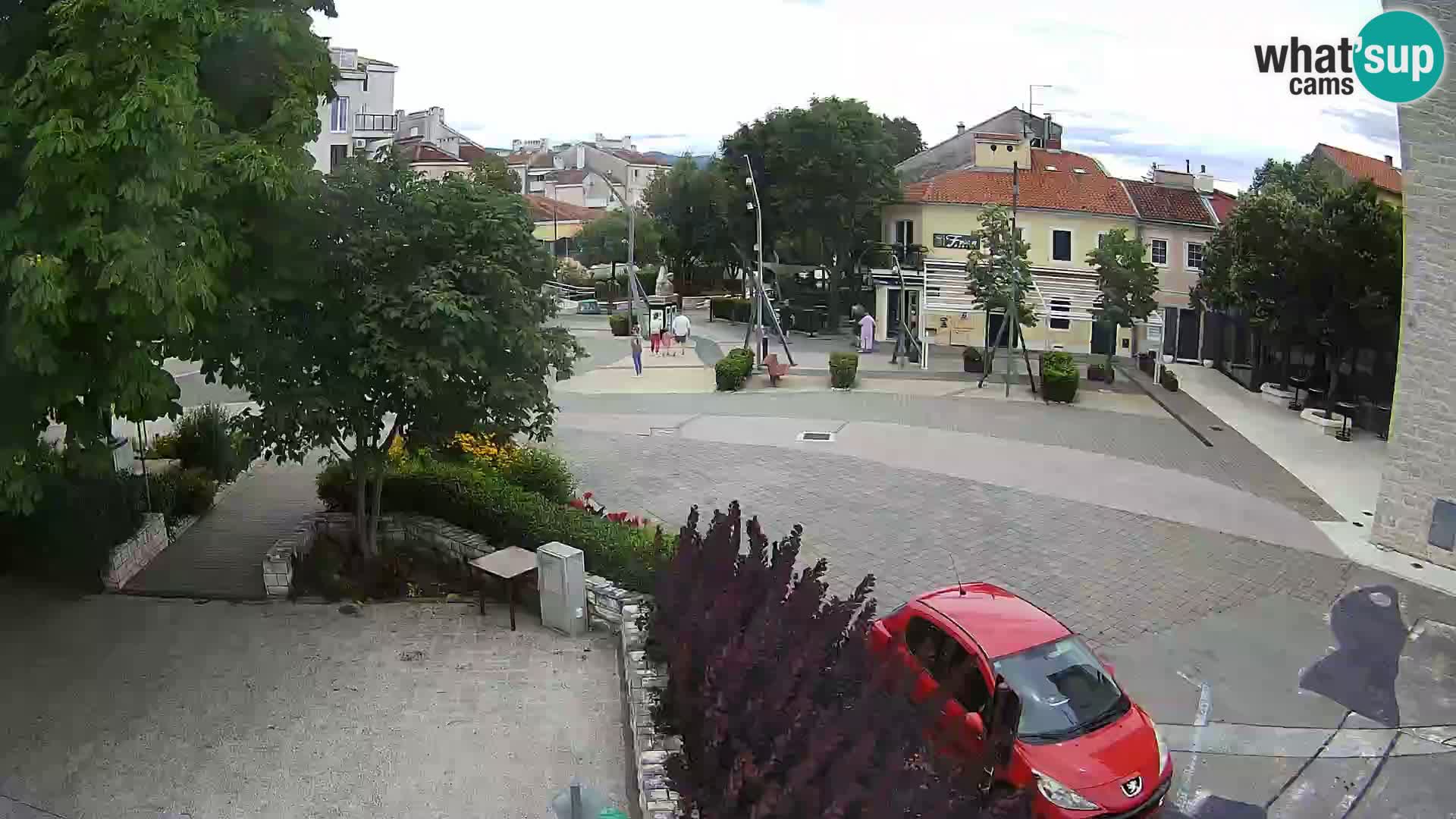 Spletna kamera – Novi Vinodolski –  Korzo Hrvatskih branitelja