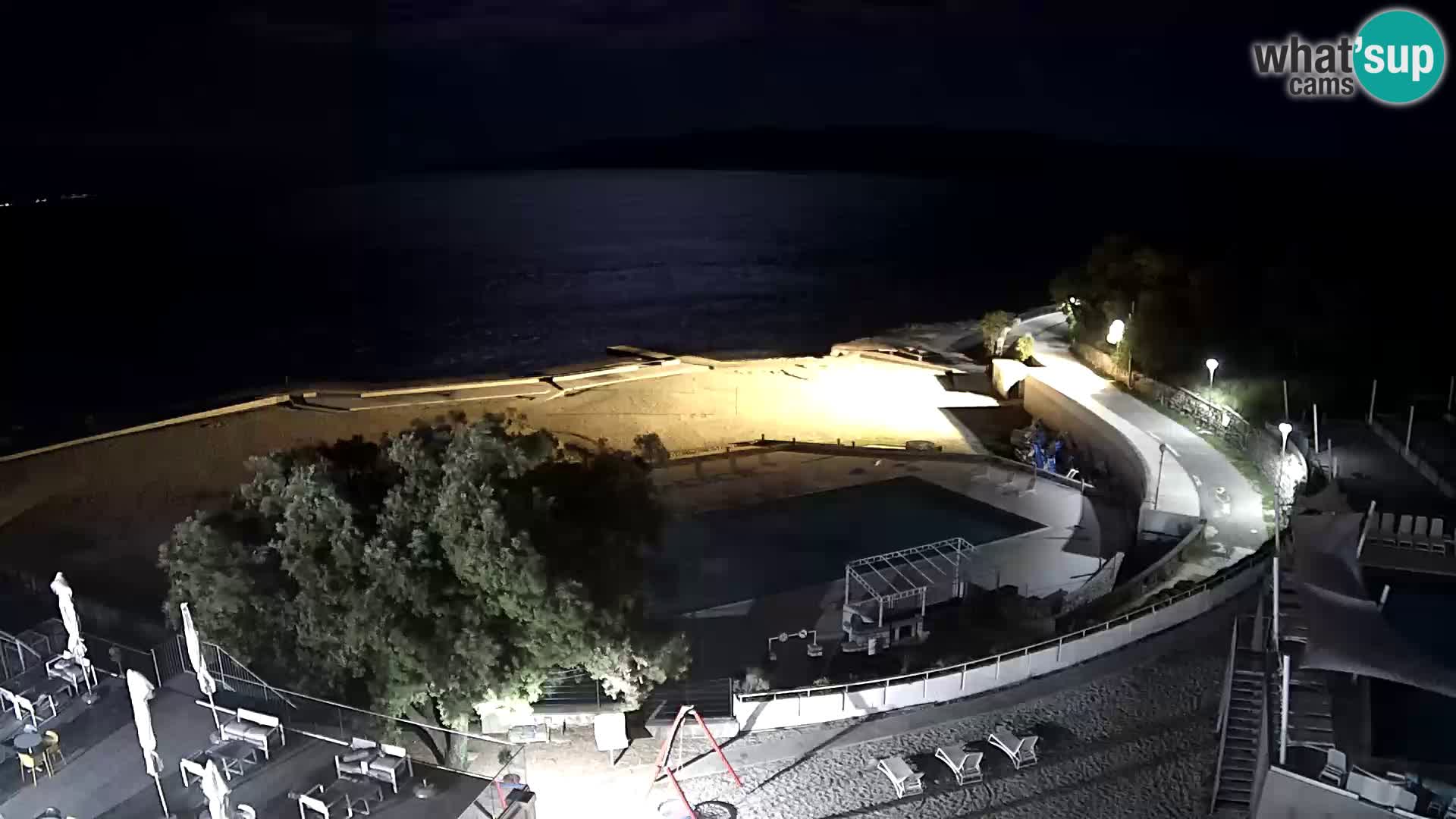 Novi Vinodolski – Beach – webcam live