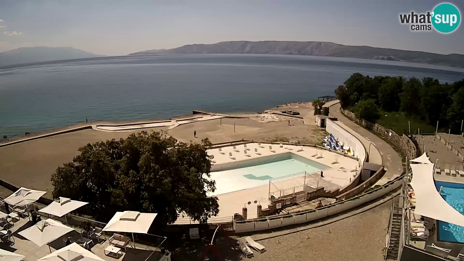 Novi Vinodolski – Beach – webcam live