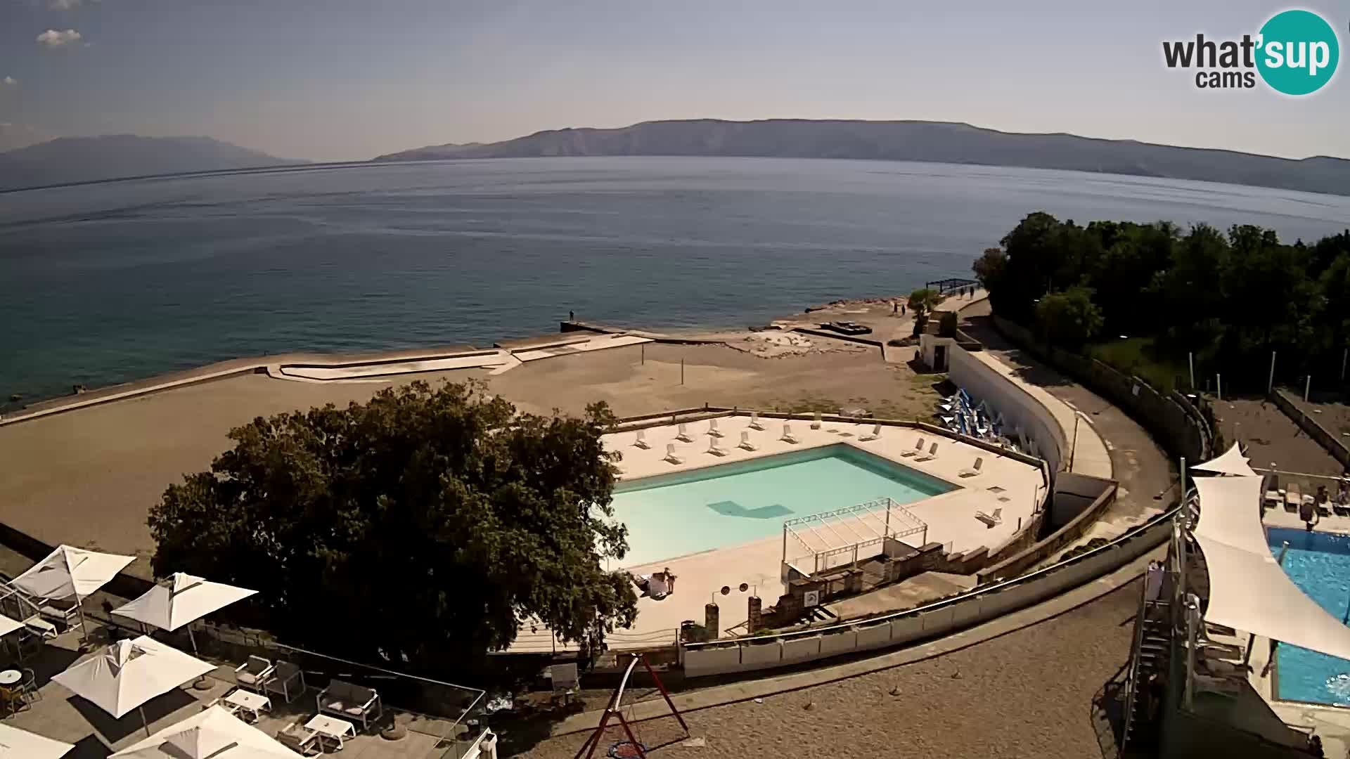 Novi Vinodolski – Beach – webcam live