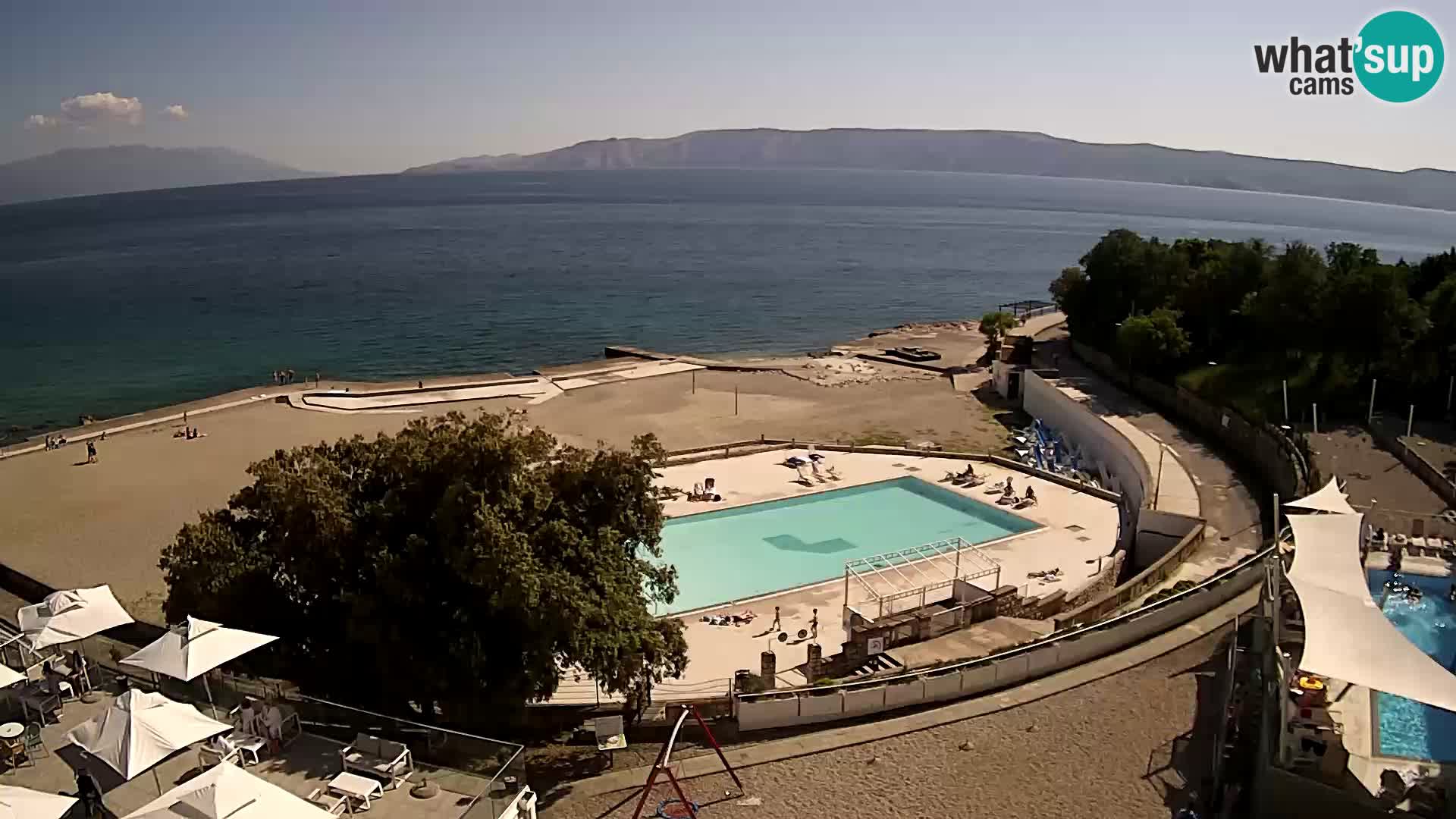 Novi Vinodolski – Beach – webcam live