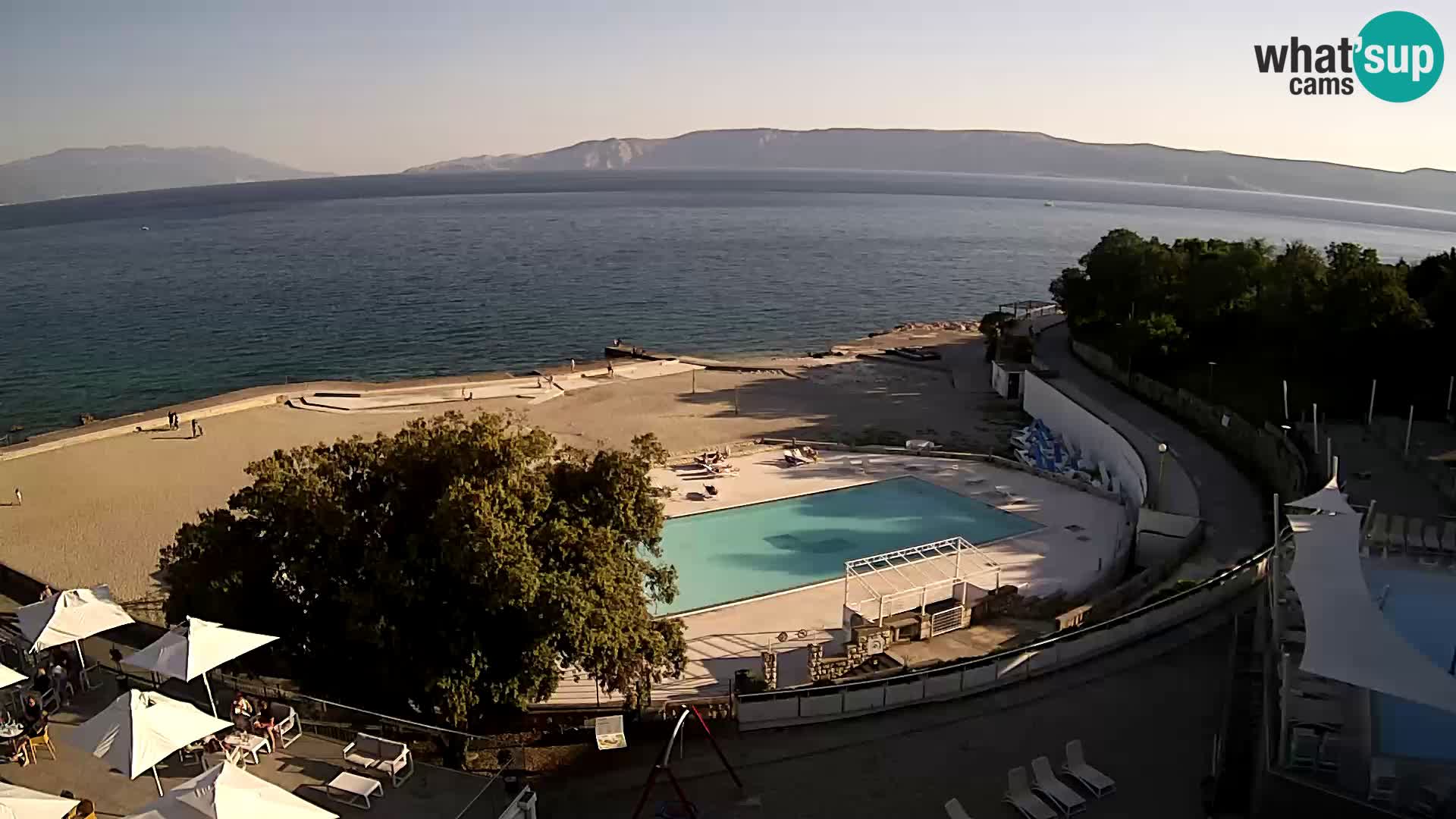 Novi Vinodolski – Beach – webcam live