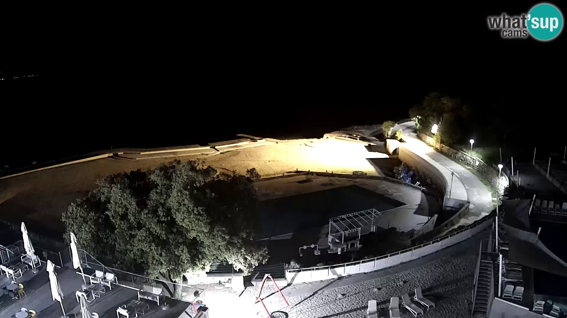 Novi Vinodolski – Beach – webcam live