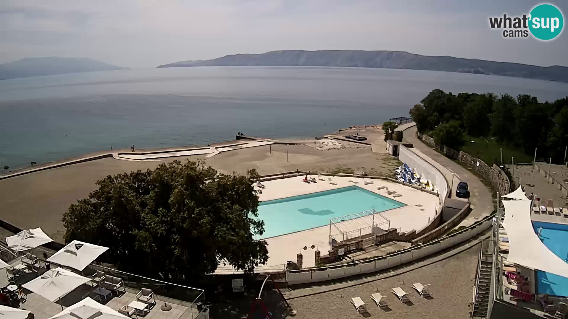 Novi Vinodolski – Beach – webcam live